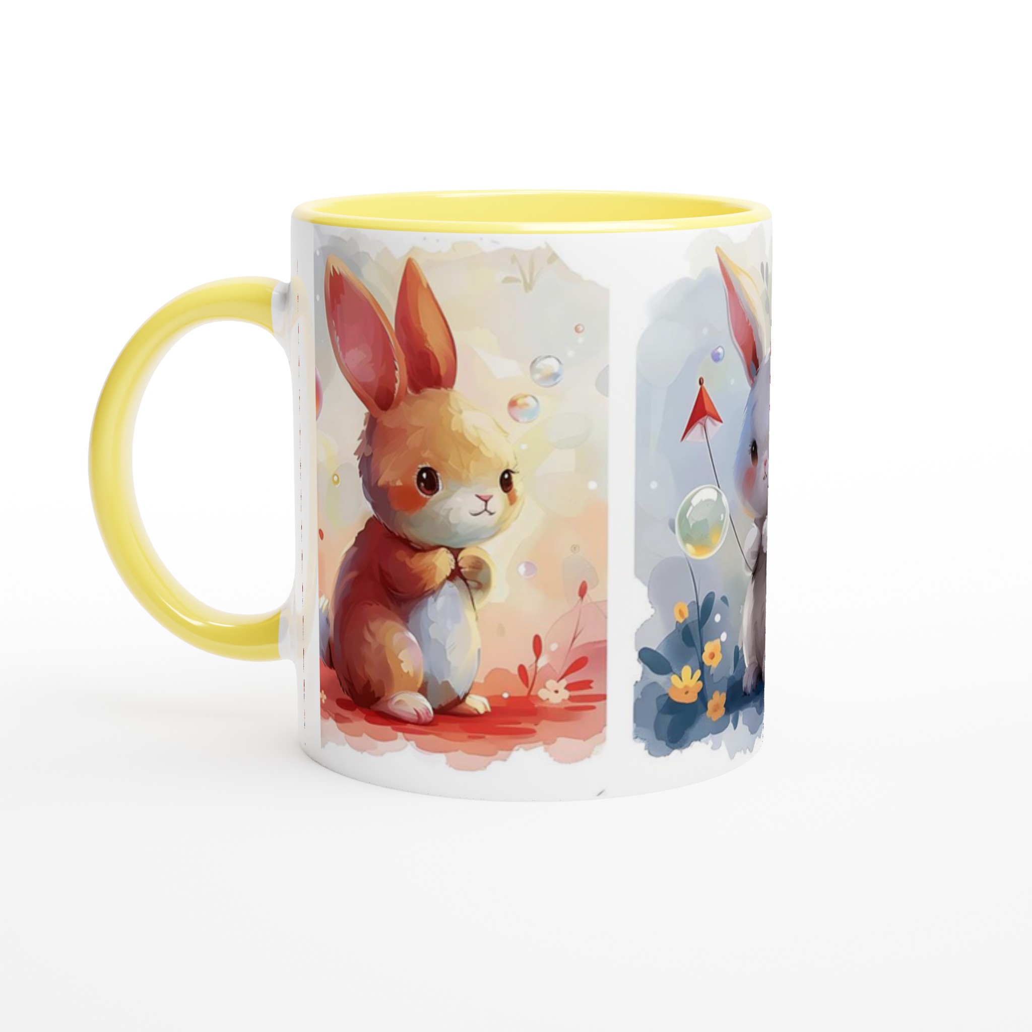 Söta Akvarellkaniner Mugg – Charmig 11oz Keramikmugg i Valfri Färg 5 82d1ab6d-03e2-45f1-b89f-212b17c8ffcf