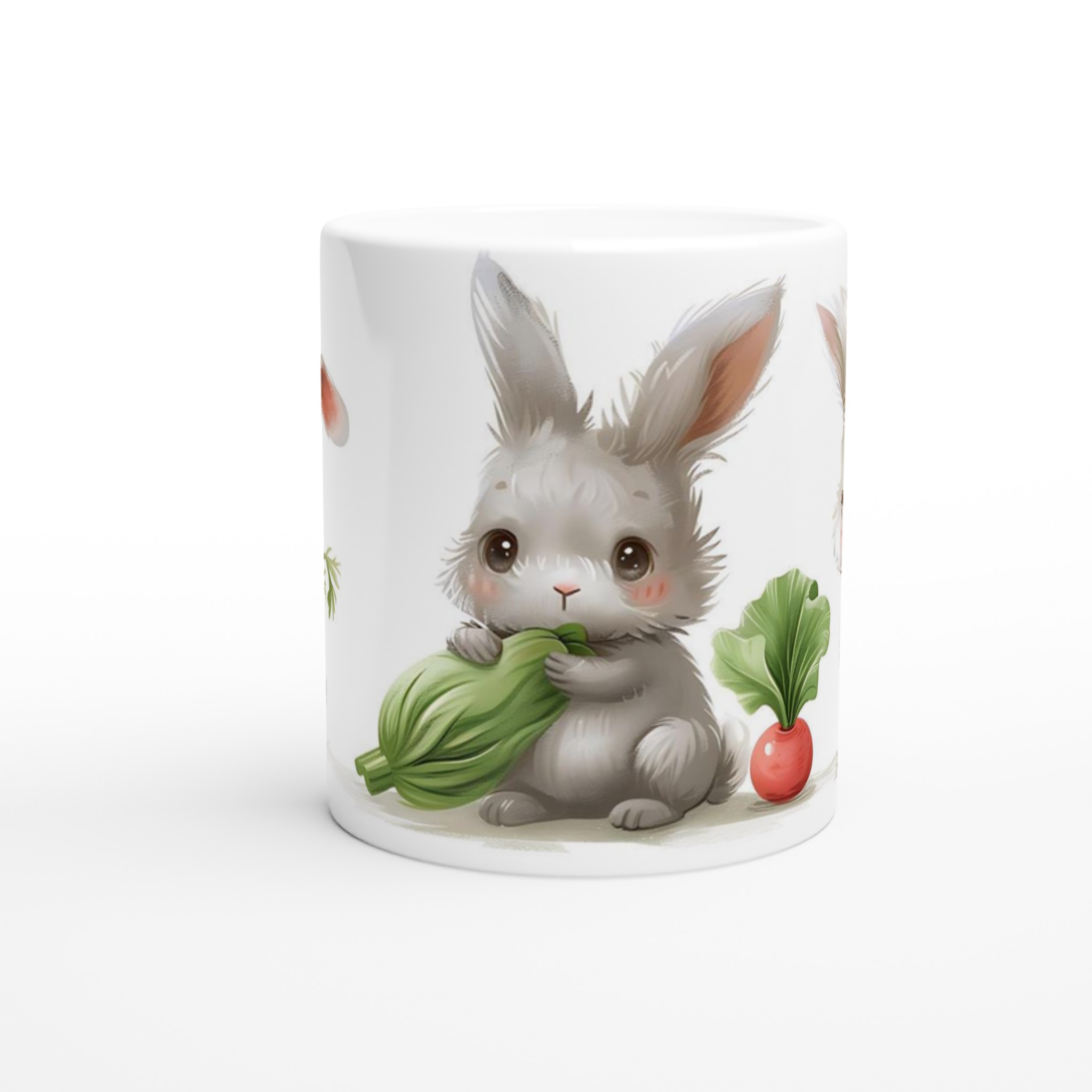 Söta Kanin Vänner 11oz Keramisk Mugg – Personlig design i ditt val av sju färger 8 82ed0d6b-c02e-449b-895a-4b82a90dd88d
