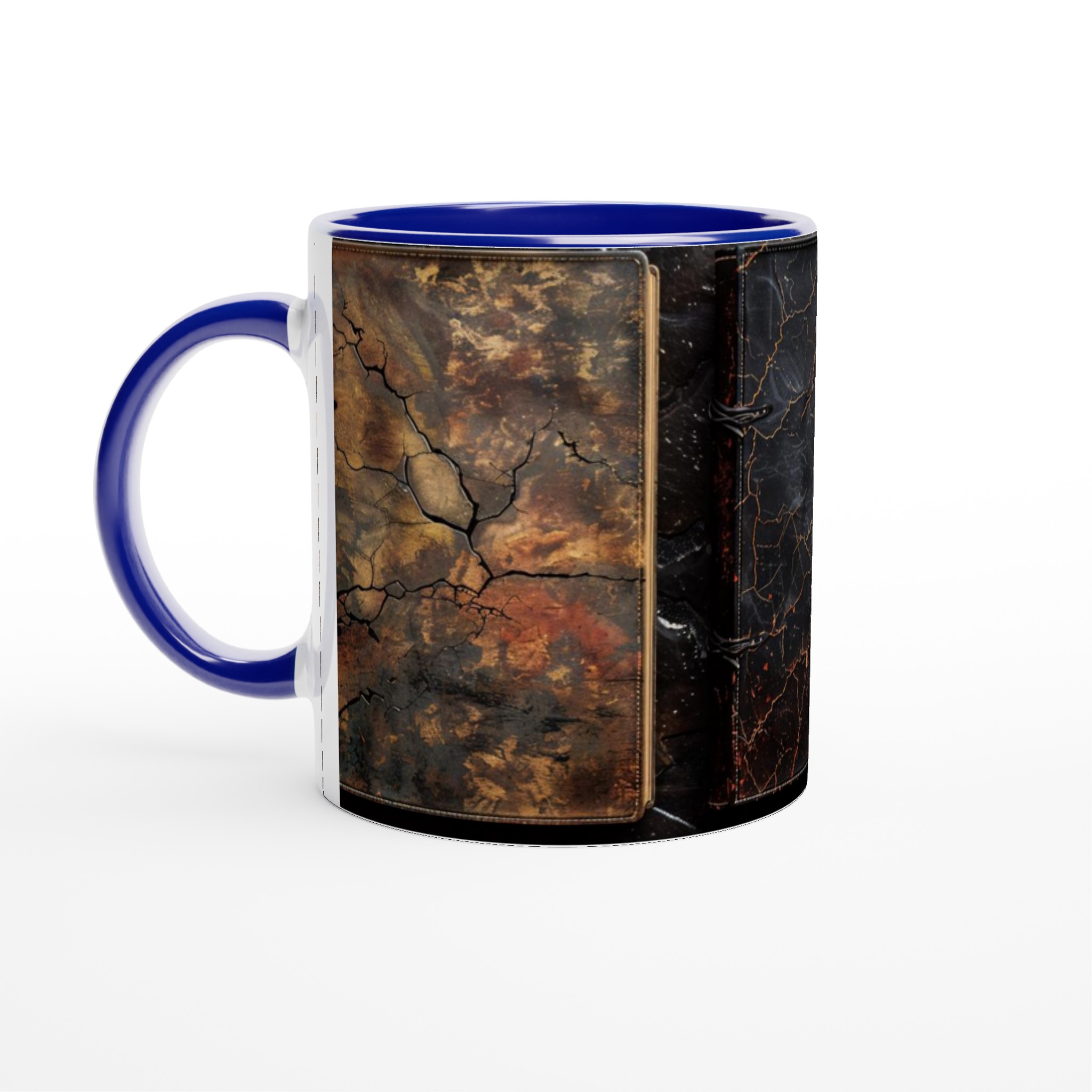 Vit 11oz keramisk mugg med sprickmönster – välj bland sju eleganta keramfärger 4 8301f710-bd78-48a3-9f53-f951fcfc2382