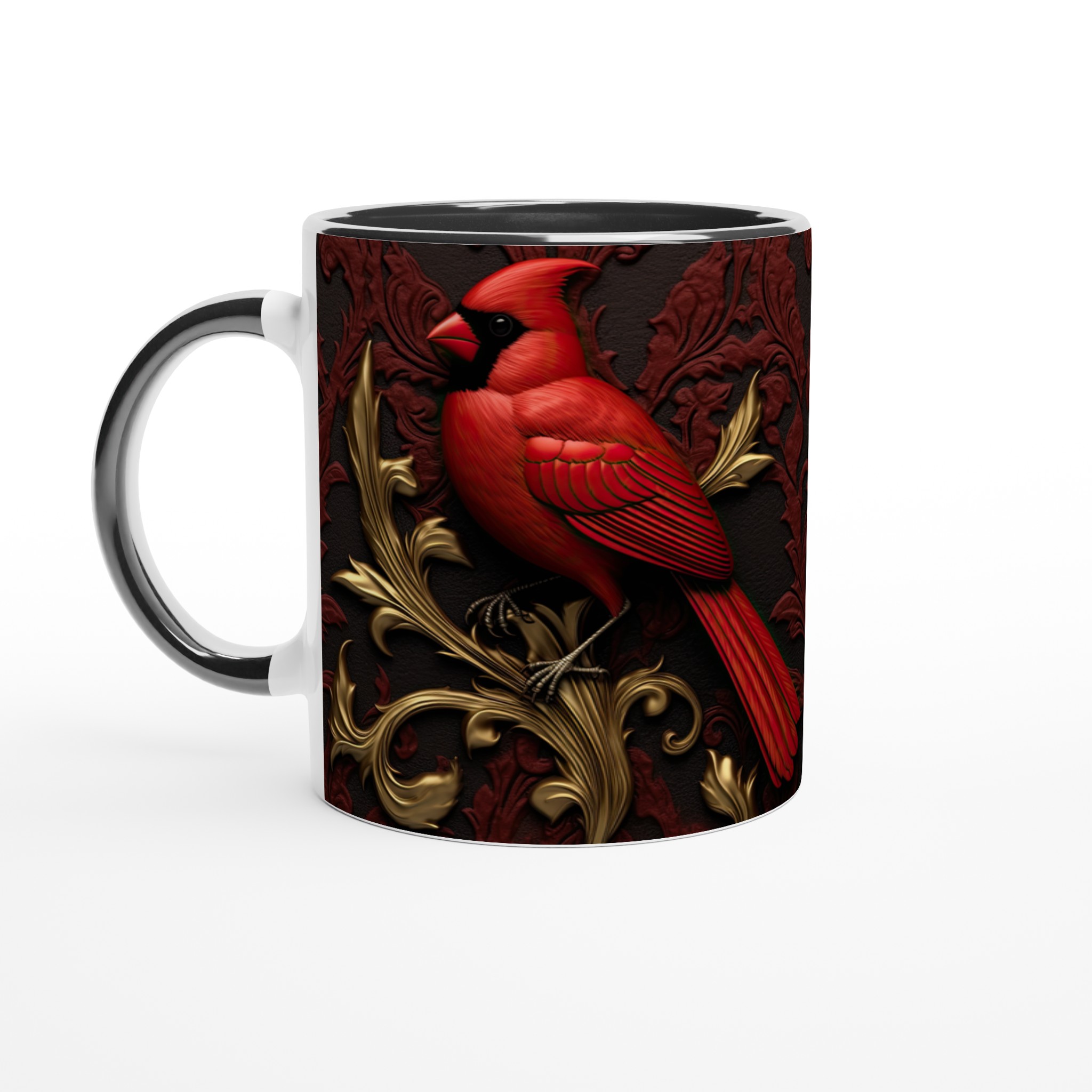 Elegantly Detailed Ceramic Mug with Vibrant Cardinal Design – Choose Your Favorite Color 7 830435d6-1493-4208-a28f-b4da9df135c8