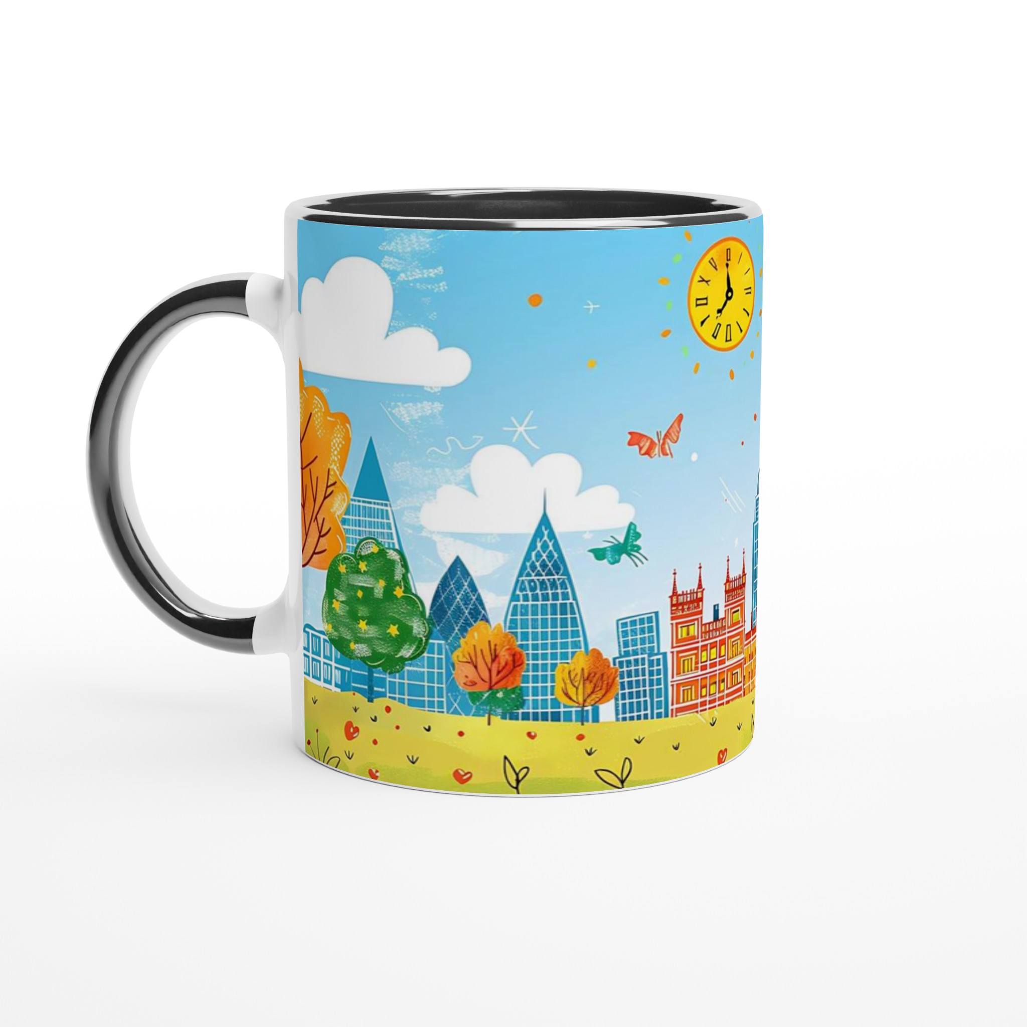 London Landscape Kaffemugg – Färgstark, Lekfull Stadssiluett i Premium Keramik – Välj Din Favoritfärg! 7 83312019-26ee-46aa-926c-9e604e3ca1b1