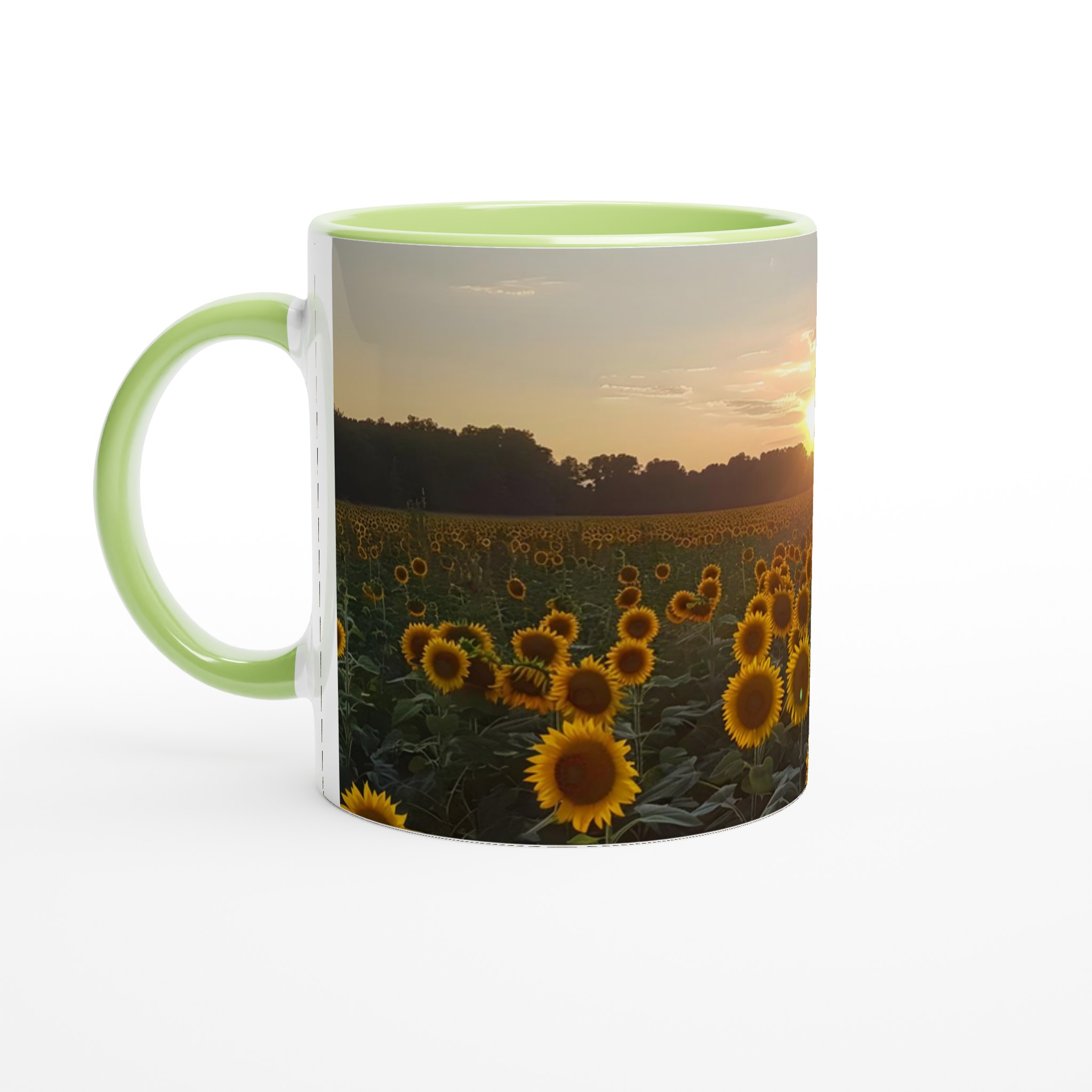 Soluppgång över Solrosfält 11oz Keramisk Mugg – Fånga Magin i Varje Klunk 3 835157b2-c931-4b89-8f29-b8016f639937