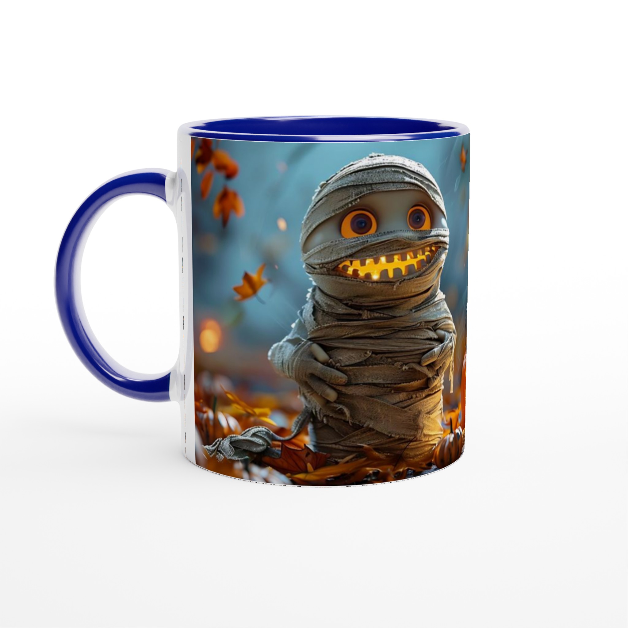 Söt Mummie & Pumpalykta 11oz Keramisk Mugg – Perfekt för Halloween & Mysiga Höstkvällar i Valfri Färg! 4 83986acd-7d8d-456b-80a9-0fc4b2701c7b