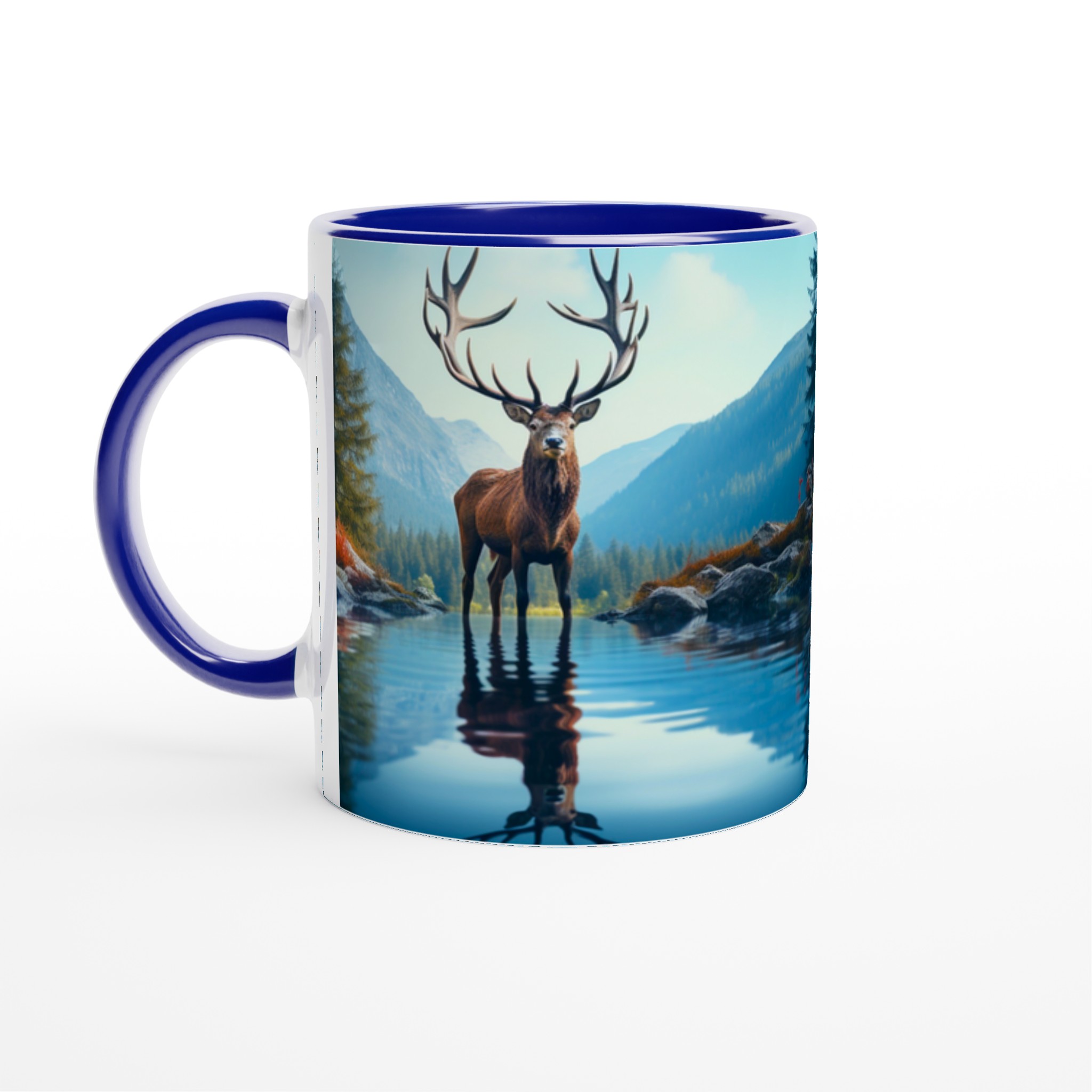 Majestätisk Älg vid Sjön – 11oz Keramisk Mugg i Valfri Färg 4 83b15389-5a69-42a9-8dac-6b09b4adfeb6