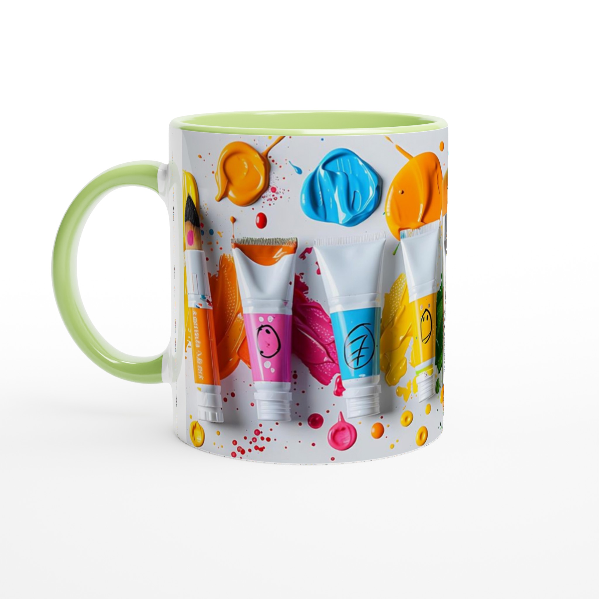 Färgsprakande 11oz keramikmugg – Din kreativa duk för kaffe, te och konst! 3 83ce98ab-d9e2-47d9-8795-098fa12069b8