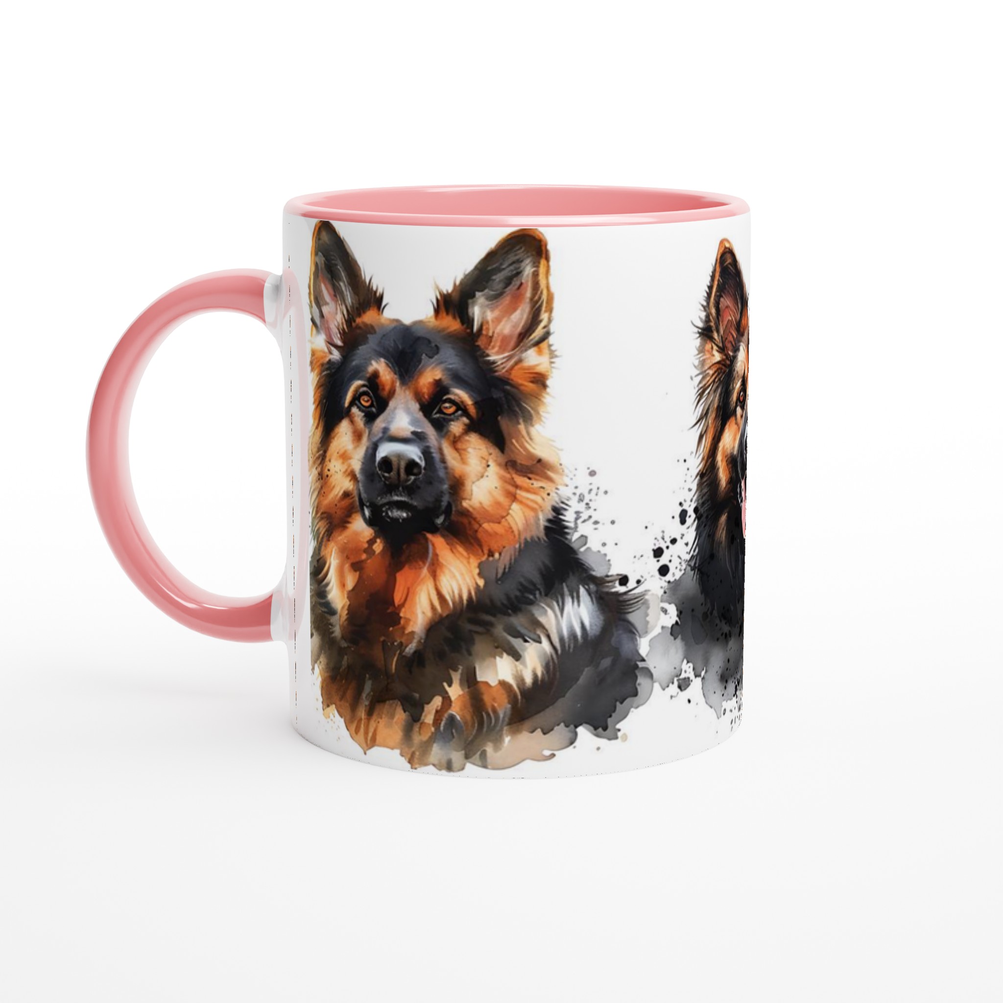 Vacker Schäfer Akvarellmugg – 11 oz Keramikmugg i ditt val av 7 färger 4 83d23ab5-55cf-4159-ada6-592c402668e6