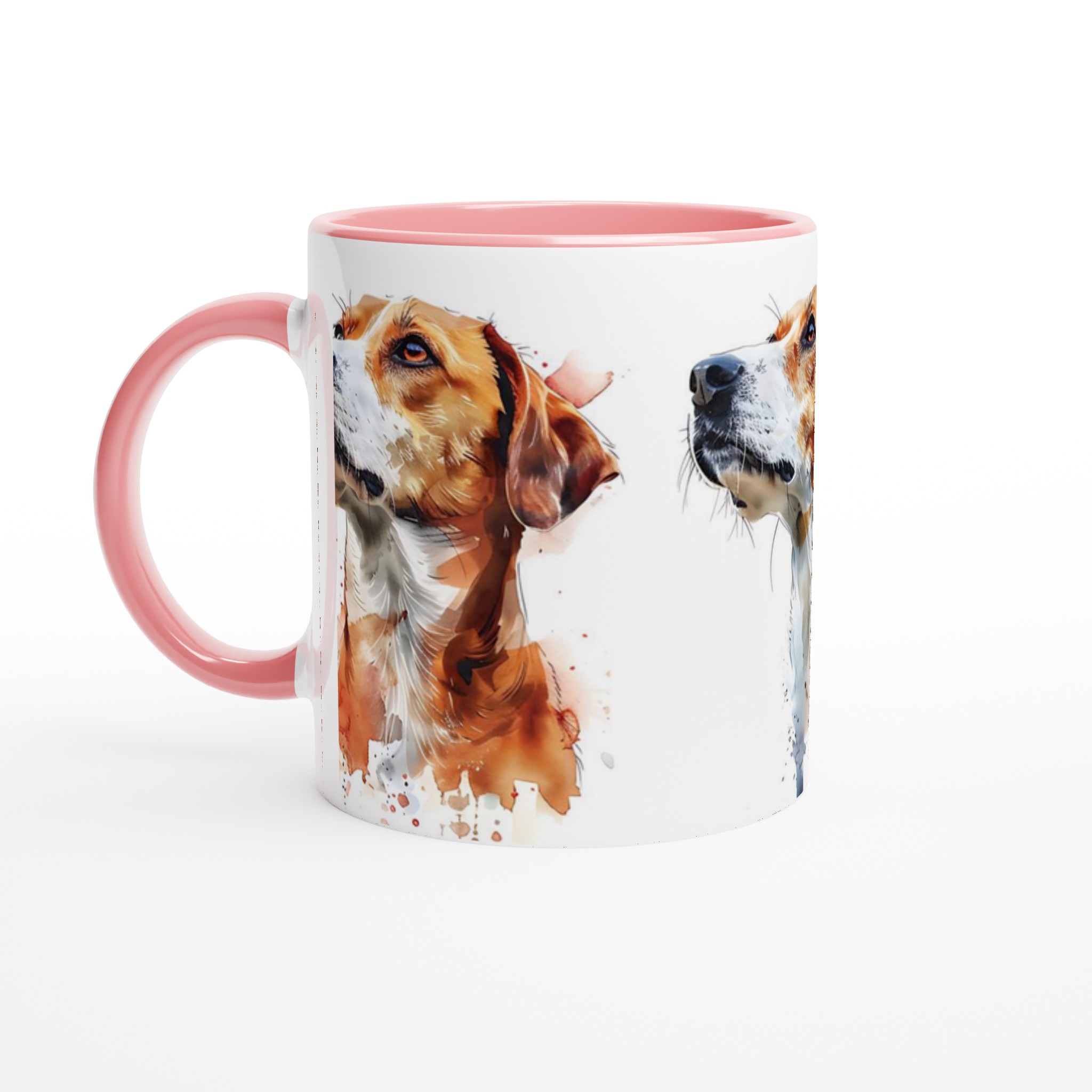 Akvarell Beagle Keramikmugg - Charmig Hundkonst i Klara Färger, Välj Din Favoritmugg 4 84096d08-a5b5-4fa4-a669-0c36e929b110