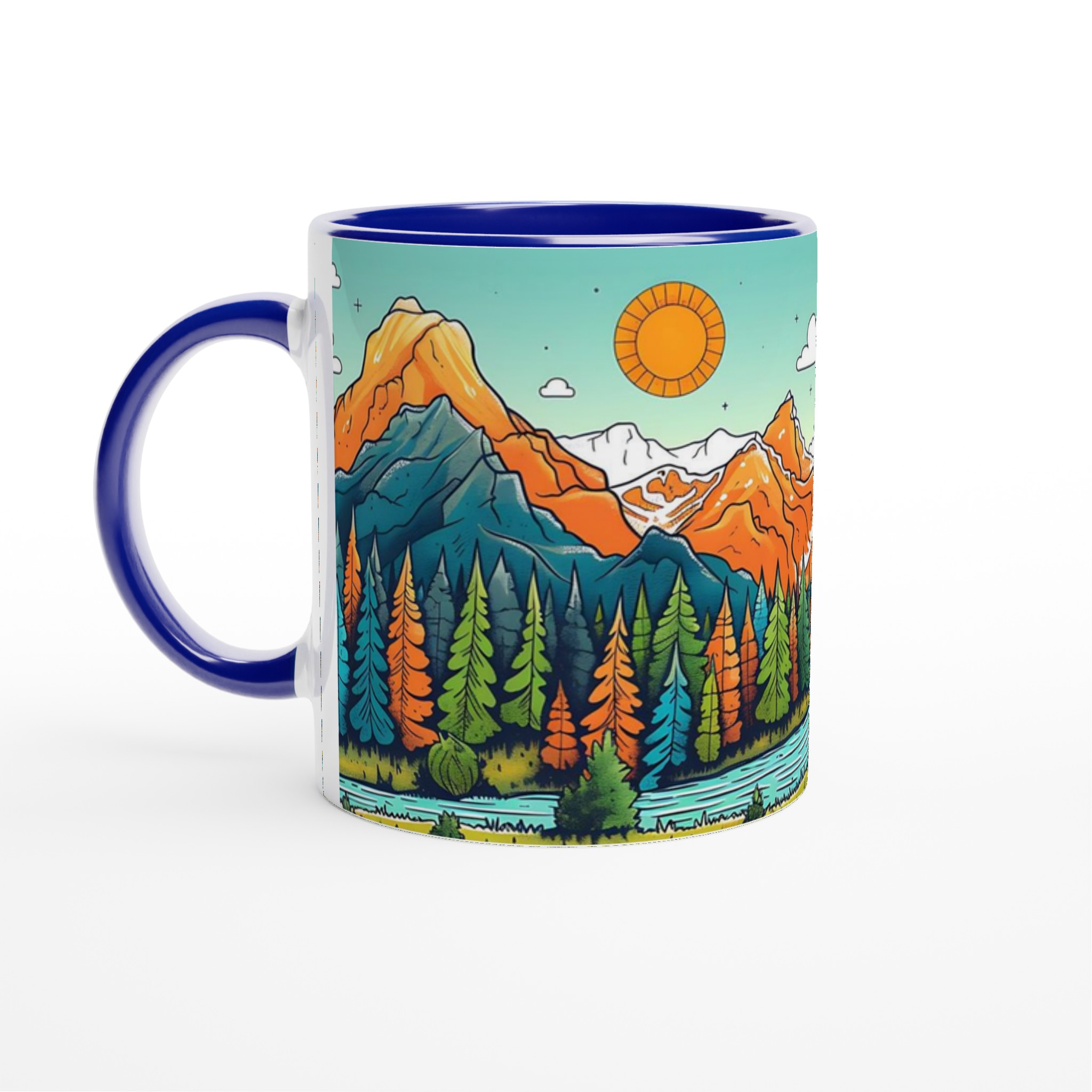 Naturinspirerad Keramikmugg - Berg, Skog & Äventyr i Härliga Färger – 11oz 4 840b19c8-9ceb-4589-8e7e-1d3593fcec8a