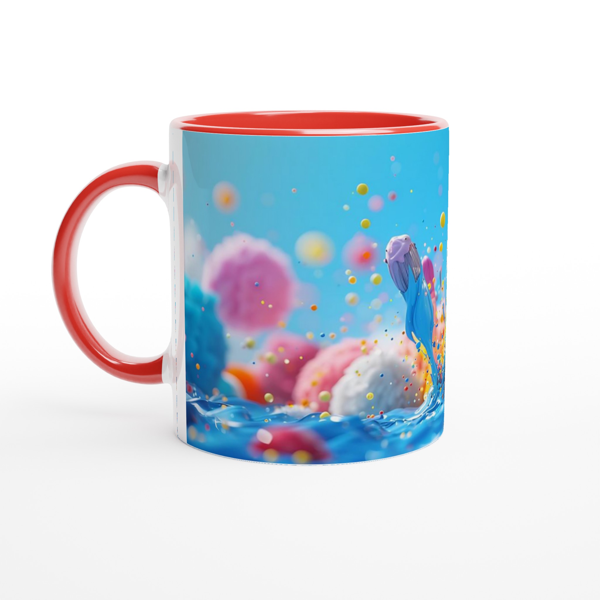 Färgsprakande 11oz Keramisk Mugg – Lekfull Design i Sju Glada Nyanser 2 84109e15-270c-45a3-b5e1-6252066bcb30