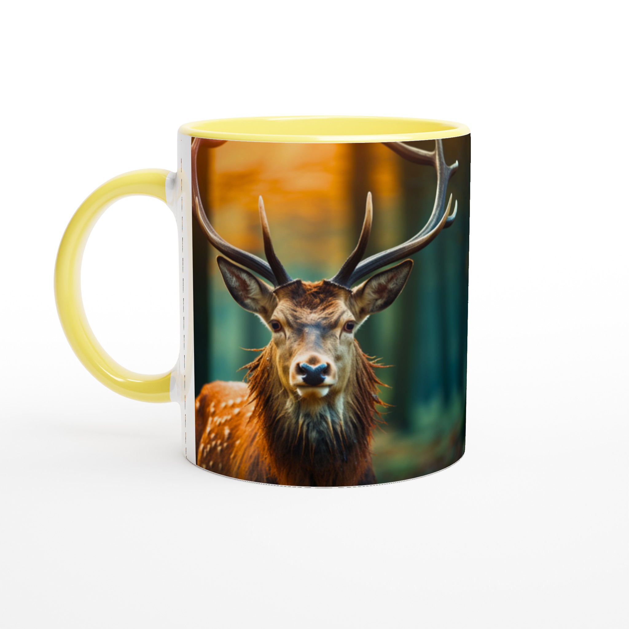 Majestätisk Kronhjort 11oz Keramikmugg – En bit vildmark till ditt kaffe, i ditt val av färg 5 843b48a2-bd5b-4d4c-9368-ae5aa20b1bfc