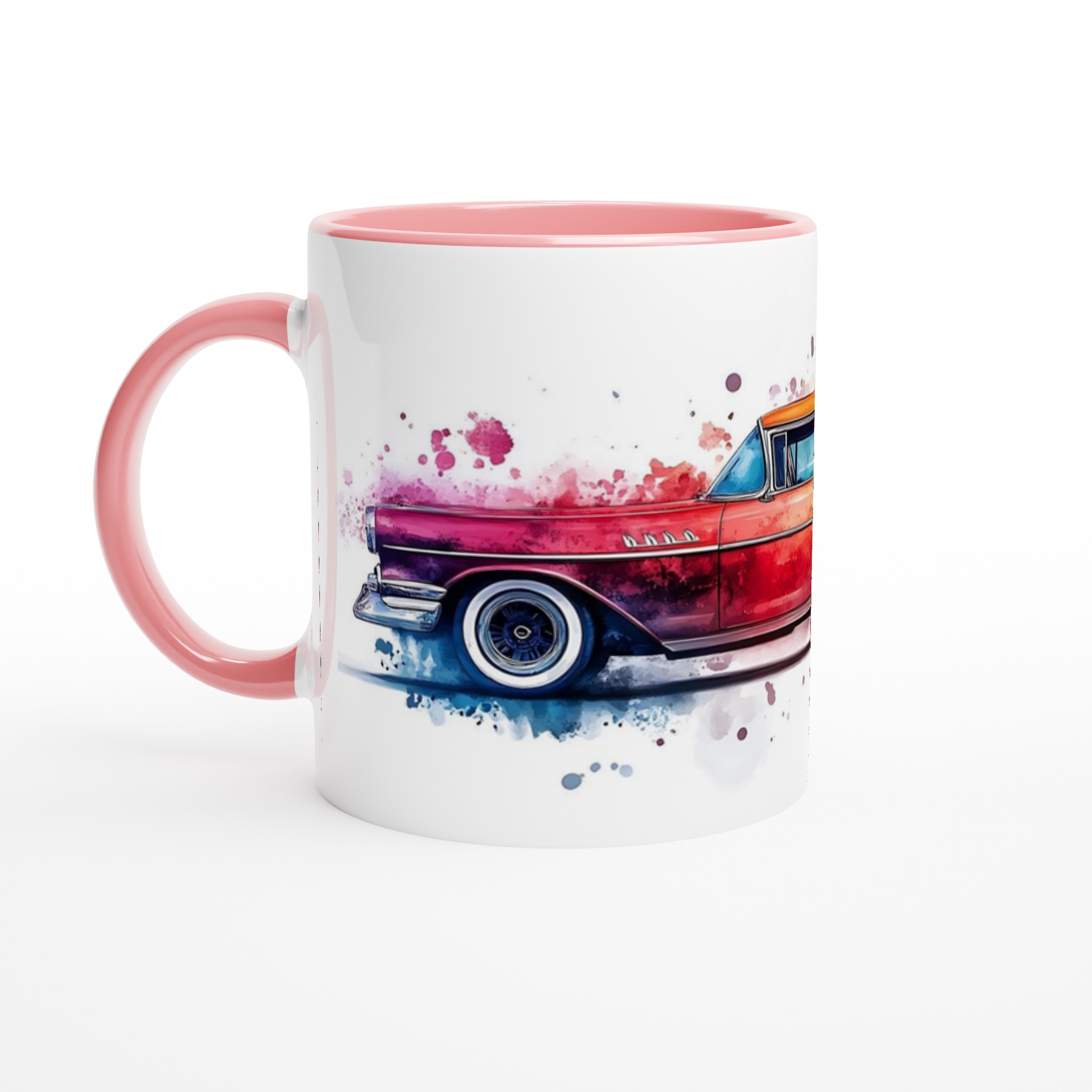 Klassisk Bil i Akvarell – 11oz Keramikmugg: Konstfull Design för Kaffeälskaren i Valfri Färg! 6 8470123a-68ed-4082-93fb-4d3e4b7af429