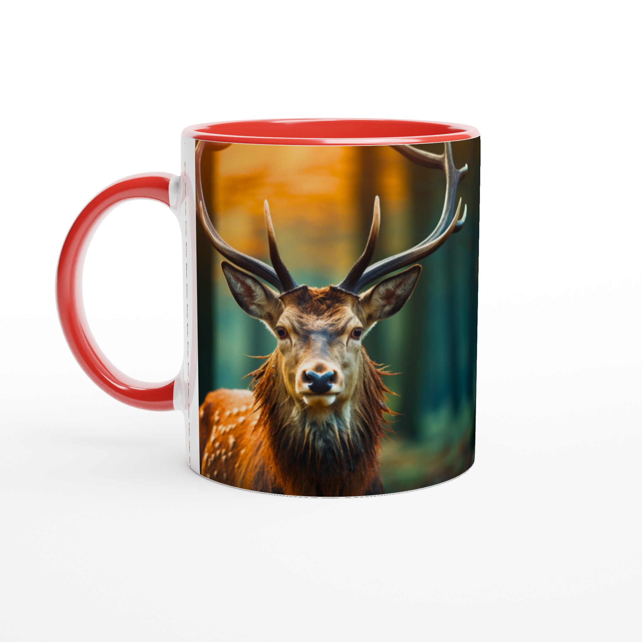 Majestätisk Kronhjort 11oz Keramikmugg – En bit vildmark till ditt kaffe, i ditt val av färg 2 849c23b5-cdf6-4093-8ccc-af2e535a6e42