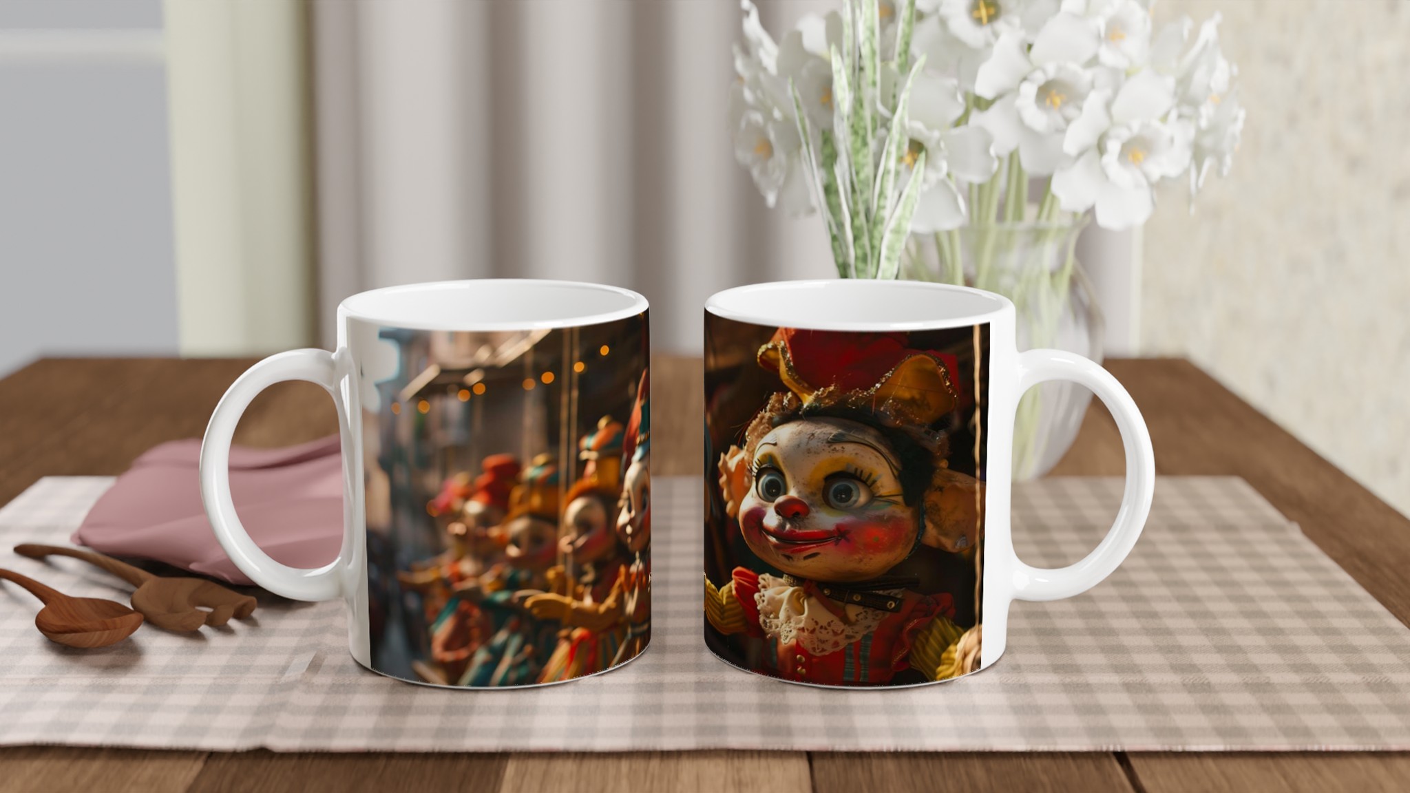 Cirkusglädje: Mugg med Charmerande Clowndesign – Välj din Färg! 10 85309b3b-9d53-4fd4-9495-baaa2ad8267c
