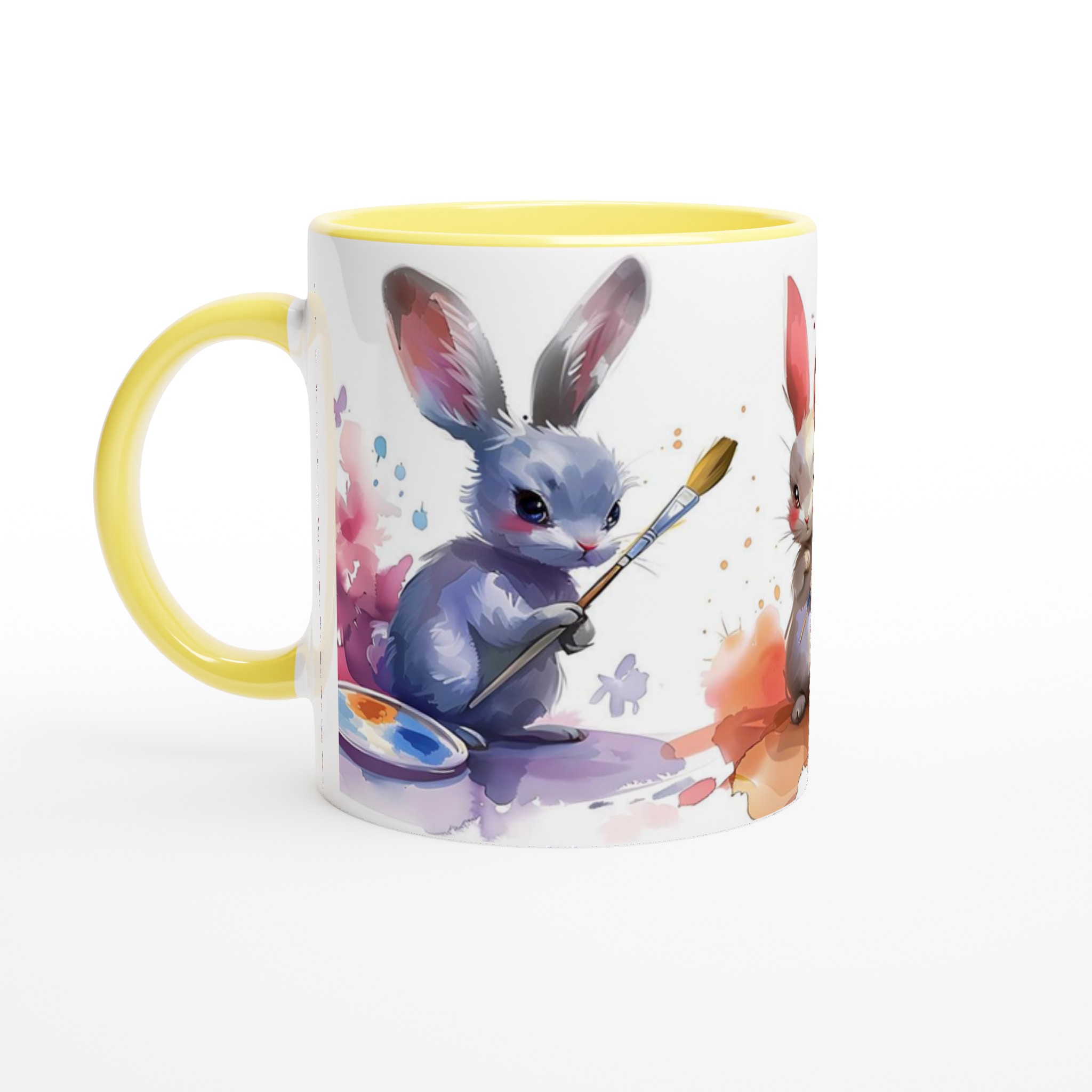 Påskens Charm: Söta Kaninmålare 11oz Keramisk Mugg – Färgglad Konst för Din Fika! 5 8557fdae-1a15-42e9-8dd4-8d461b9794f9