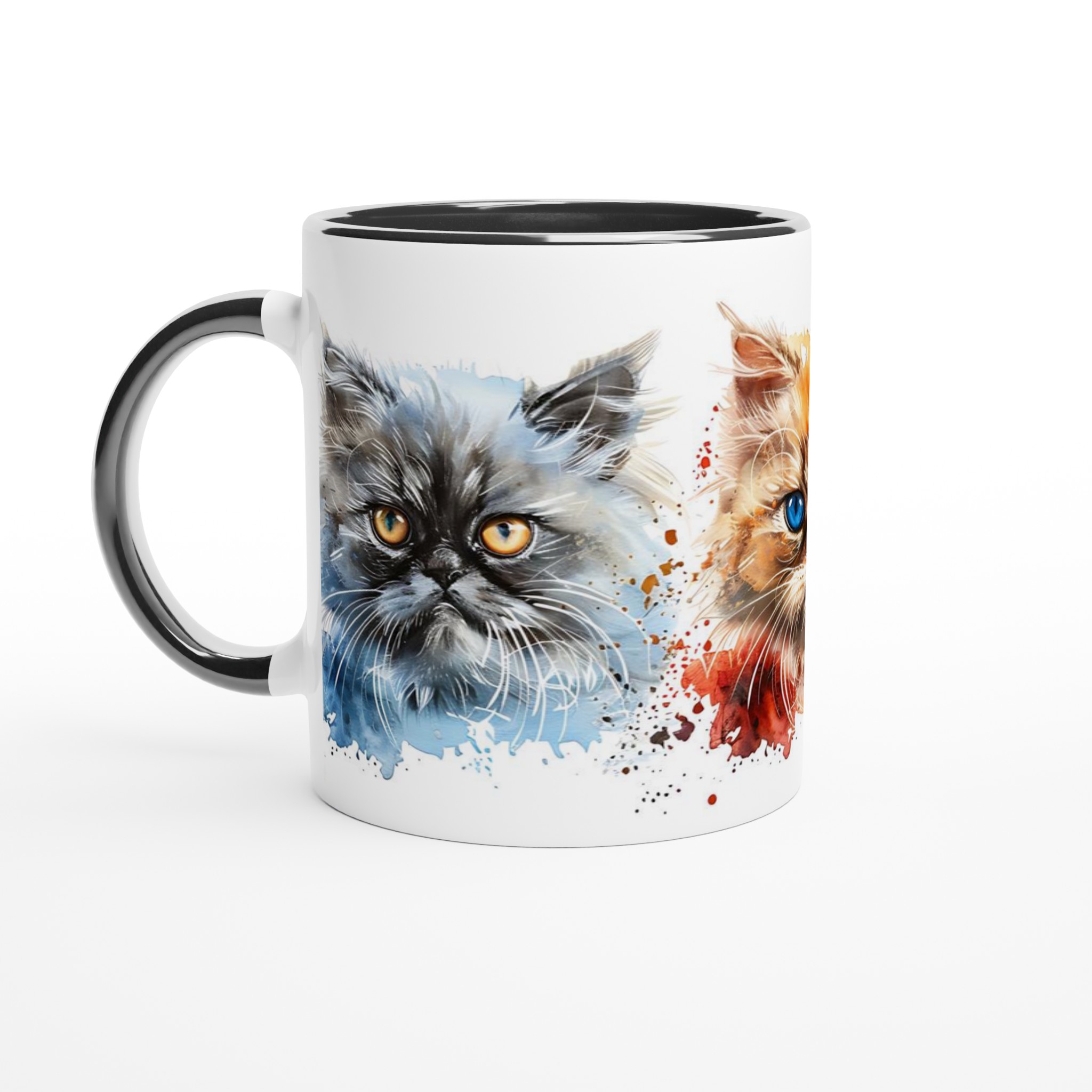 Kattälskarens Drömmugg: Akvarellkatter i Flera Färger – 11 oz Keramisk Mugg 7 858cb11b-300c-48f7-9934-e98408749ca9