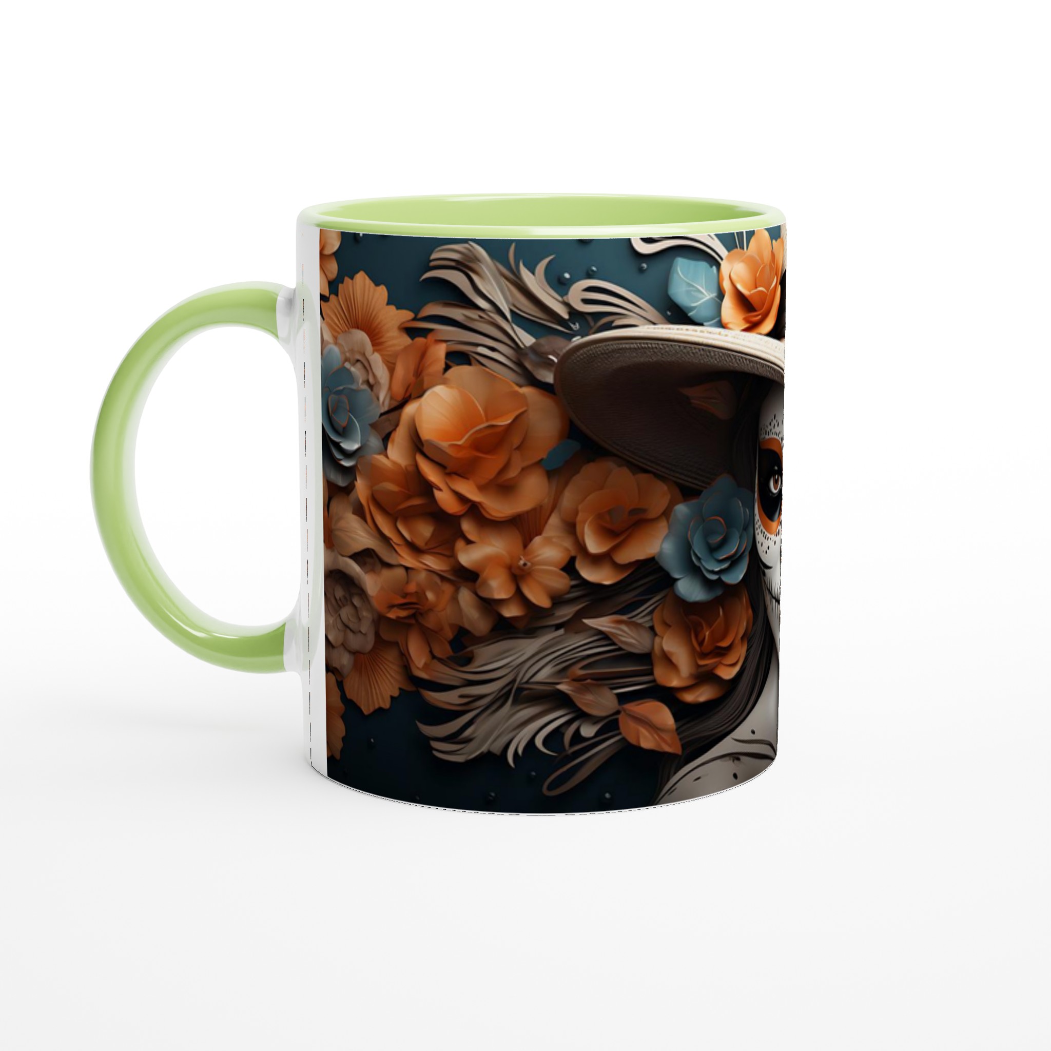 Dia de los Muertos Mugg – Högblank Keramik i Väljbar Färg, 11 oz 3 858f01f4-d63c-4b54-beab-a82b2c8e1229