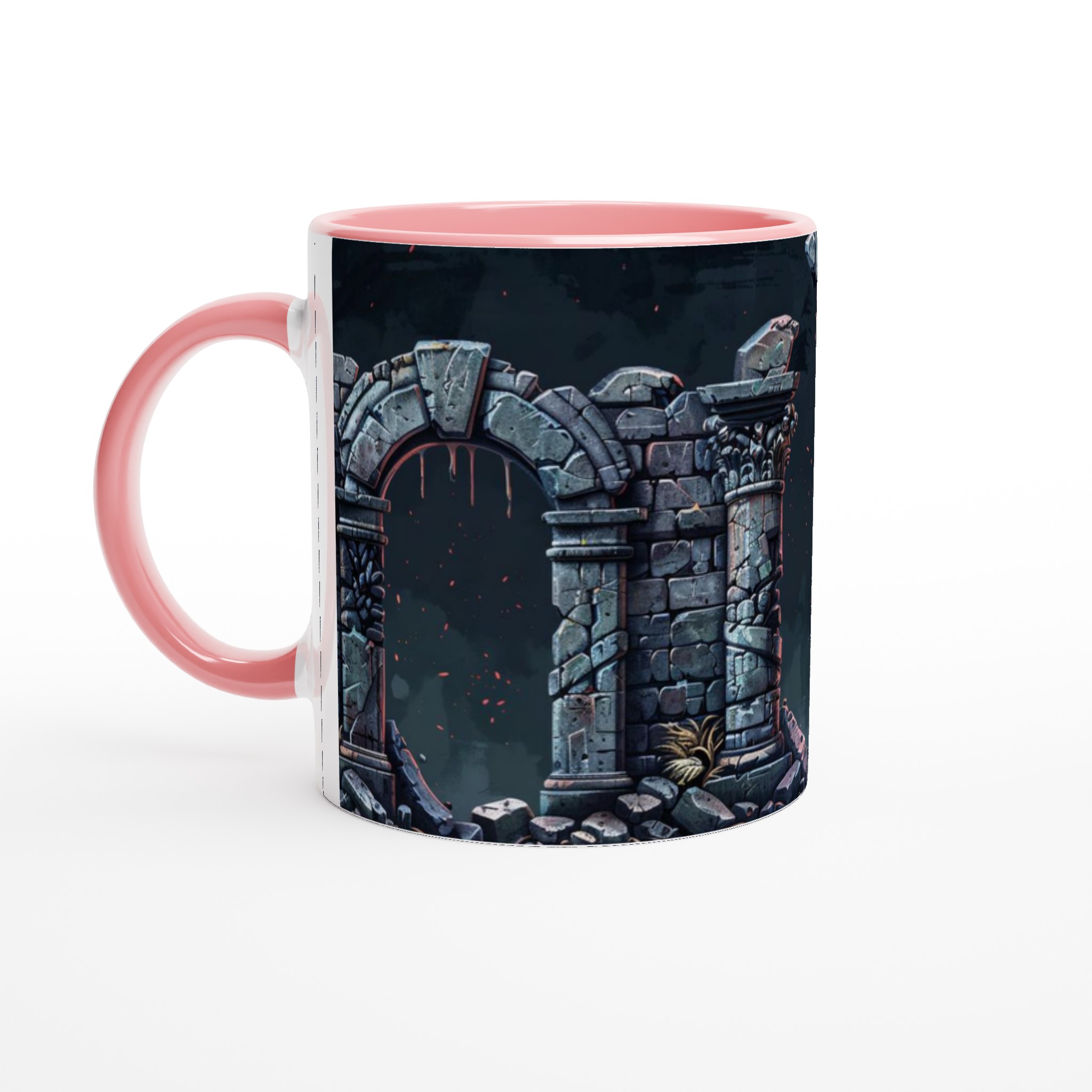 Forna Tempelruiner Keramikmugg - Skräddarsy din 11oz Favoritmugg i Valfri Färg! 6 86227011-7fd4-4d82-a51d-d0d773a7c809