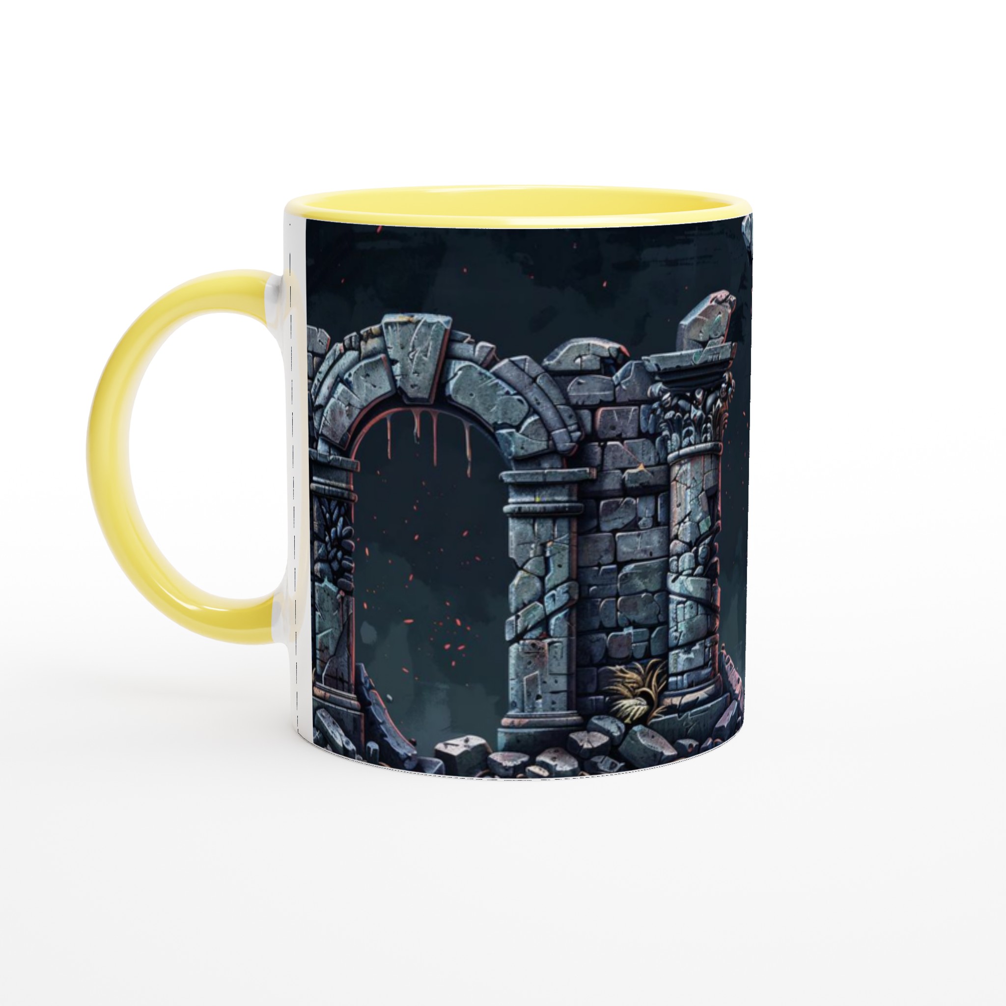Forna Tempelruiner Keramikmugg - Skräddarsy din 11oz Favoritmugg i Valfri Färg! 5 864ad389-6158-4c06-a4d9-0f6af85f876e