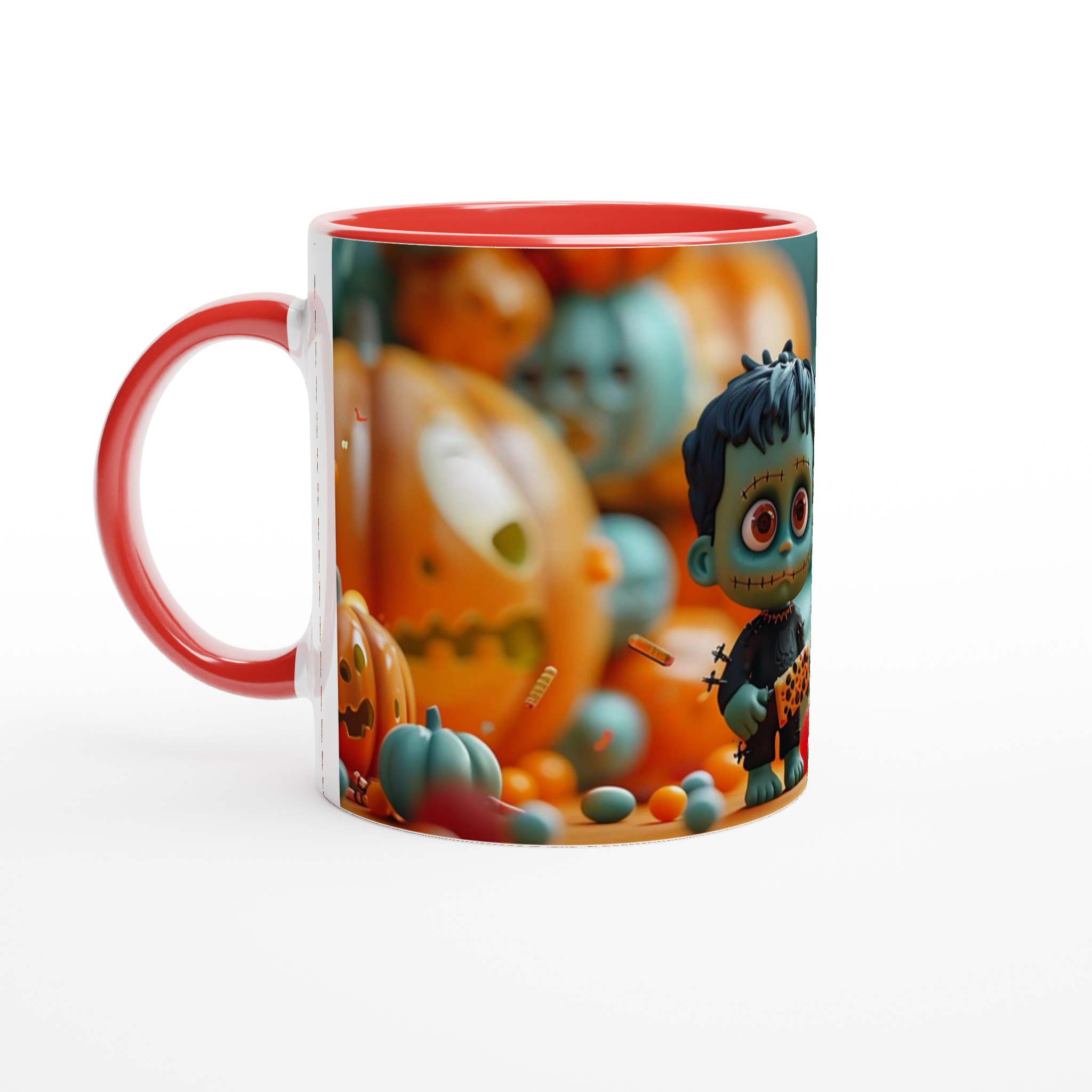Söt Liten Frankenstein Mugg – Perfekt för Halloween & Kaffestunder i din favoritfärg! 2 865a4ede-1ee5-4e67-8f42-6058850866c2