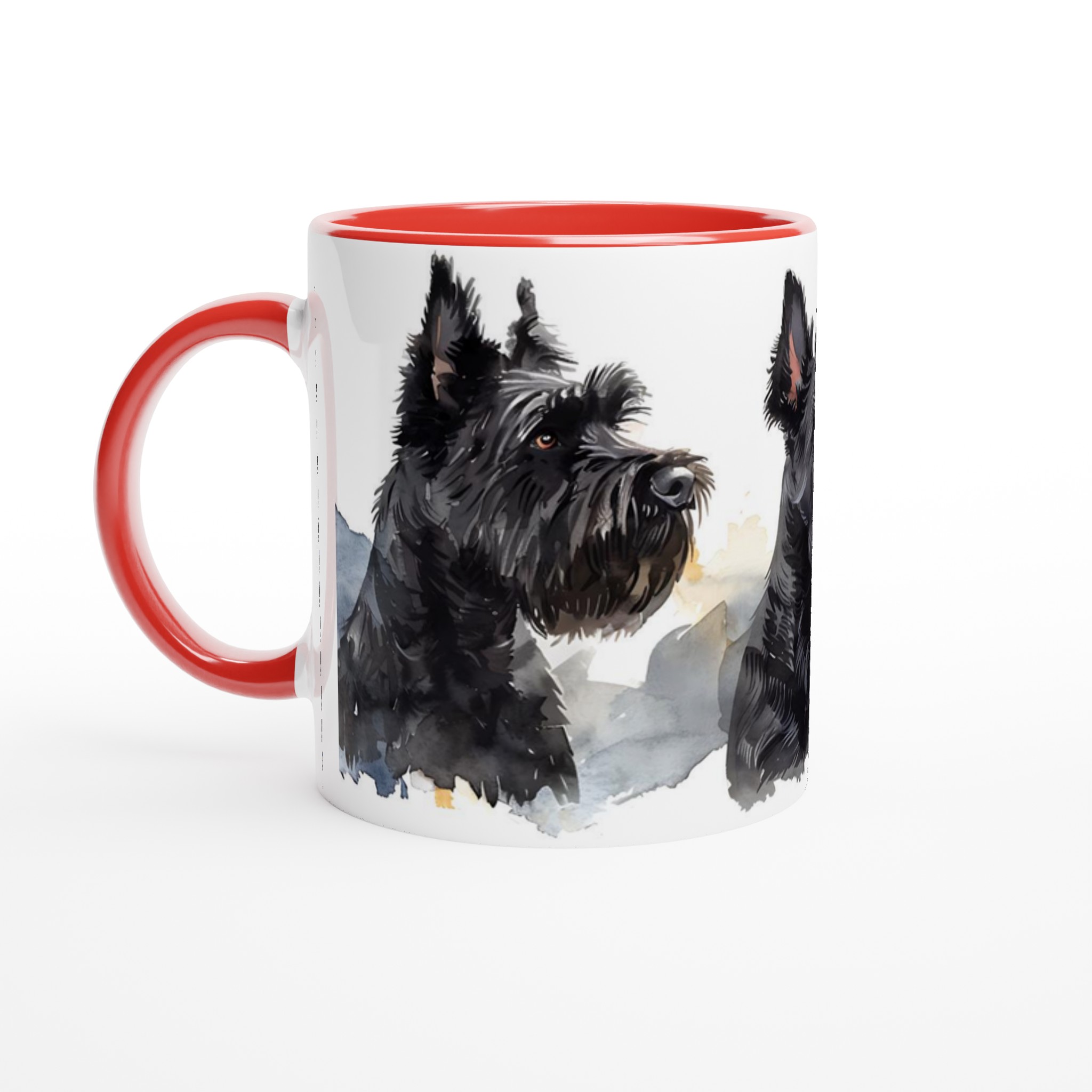 Terrier Triumf: Elegant Svart Akvarellmugg – En Perfekt Present för Hundälskaren i Sju Färgval 5 8662fa05-2989-4941-b5e6-51625edc7cec