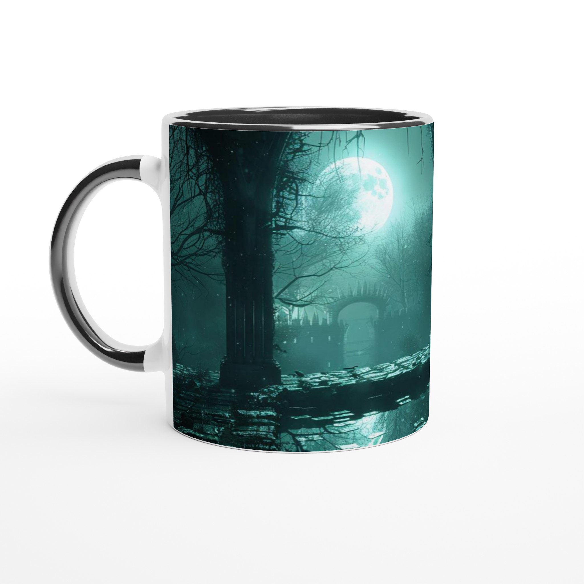 Mystisk Månnatt 11oz Keramikmugg – Drömsk Gotisk Design i Ditt Val av 7 Färgstarka Nyanser 7 86fe32cb-cbca-4b57-aa40-45aa41e2ee03