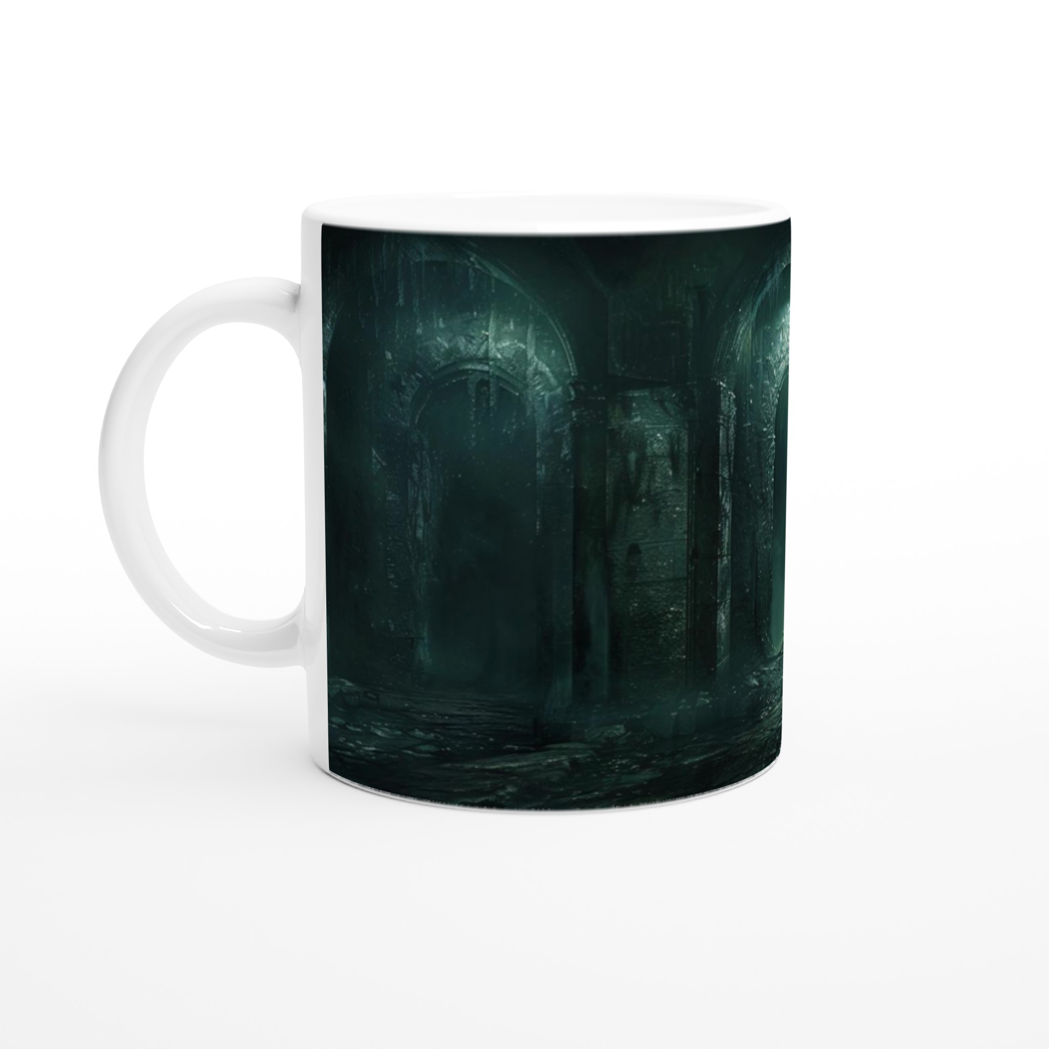 Vit 11oz keramisk mugg i tidlös vit – hållbar med lysande tryckmöjligheter 1 87418631-088e-4c0d-bacc-3cf1251993b5