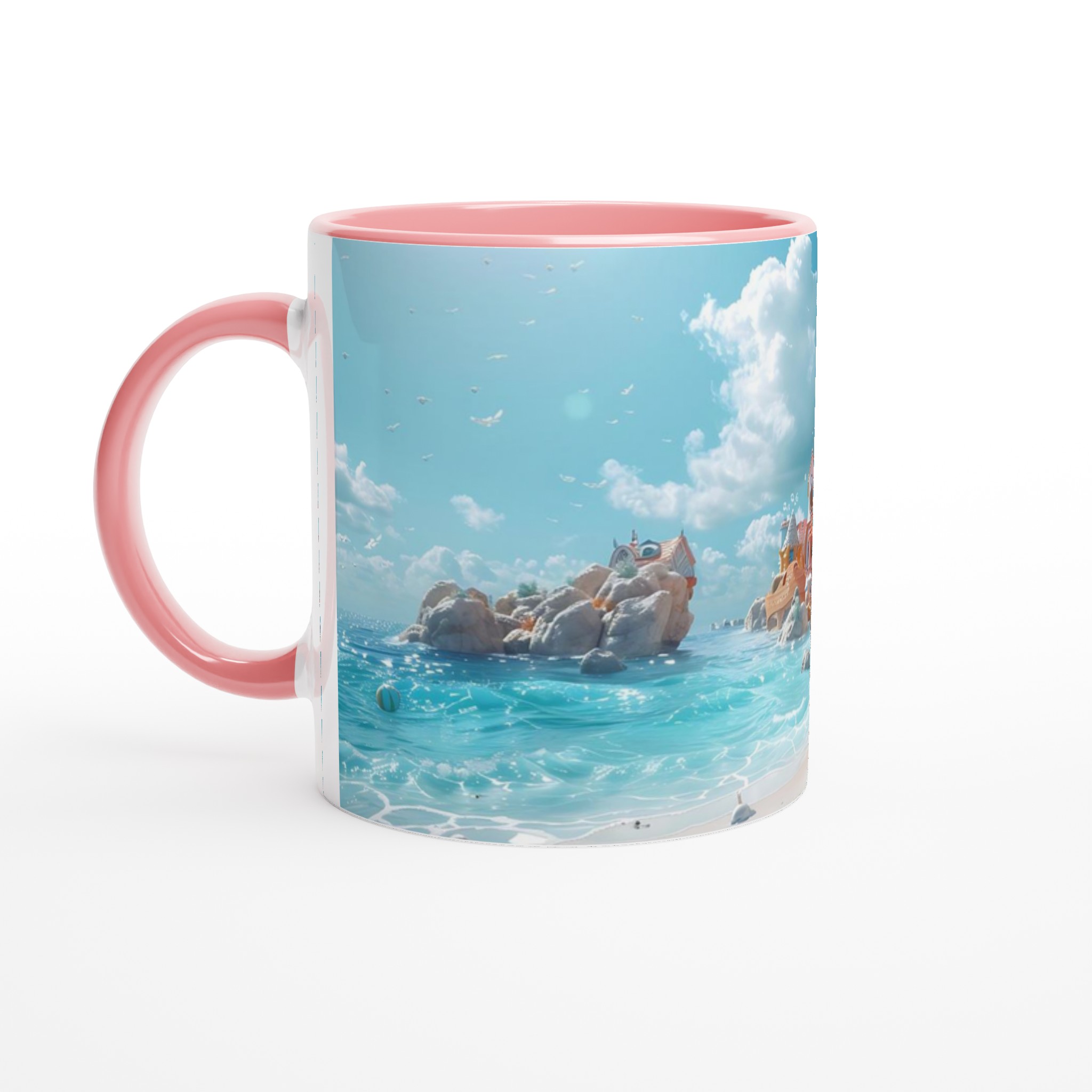 Pastel Strandidyll Mugg – 11 oz Keramikmugg i din Favoritfärg 6 87968929-048a-49b7-878d-86c430f2f33c