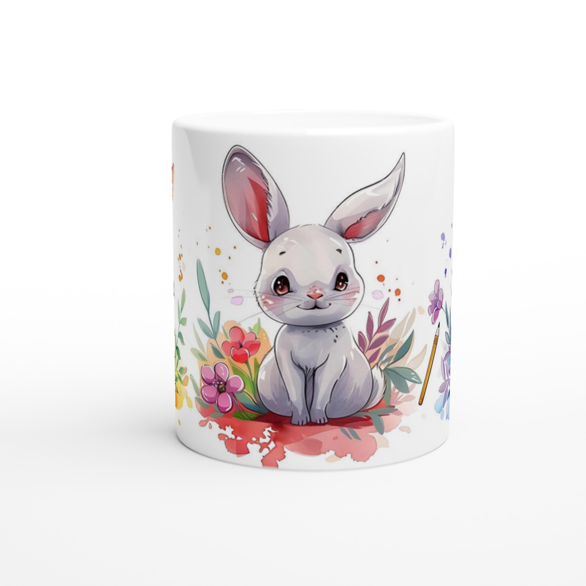 Söta Akvarell Kanin Mugg – Personlig 11oz Keramisk Mugg för Kaffe & Te i Flera Färger 9 87c3d318-8fab-440c-b632-f6df823e9b6a
