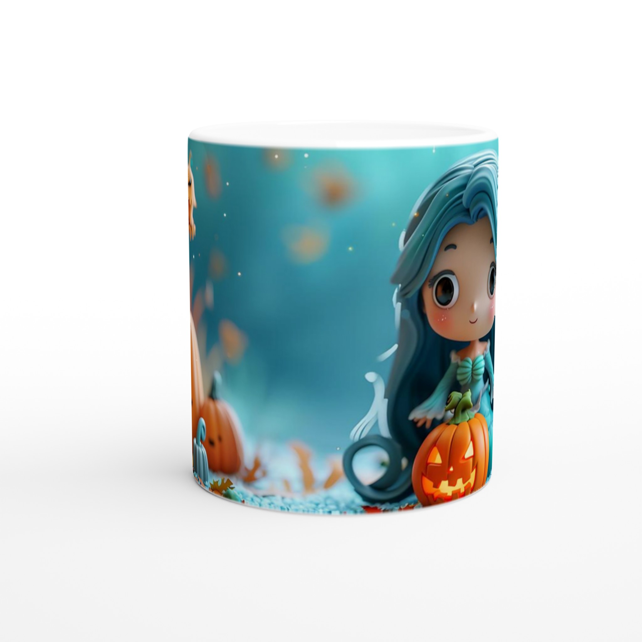 Förtrollande Halloween-Havsjungfru Mugg – Anpassa med din favoritfärg! 8 88870f0f-98d9-4cc2-a474-9baa6583dd79