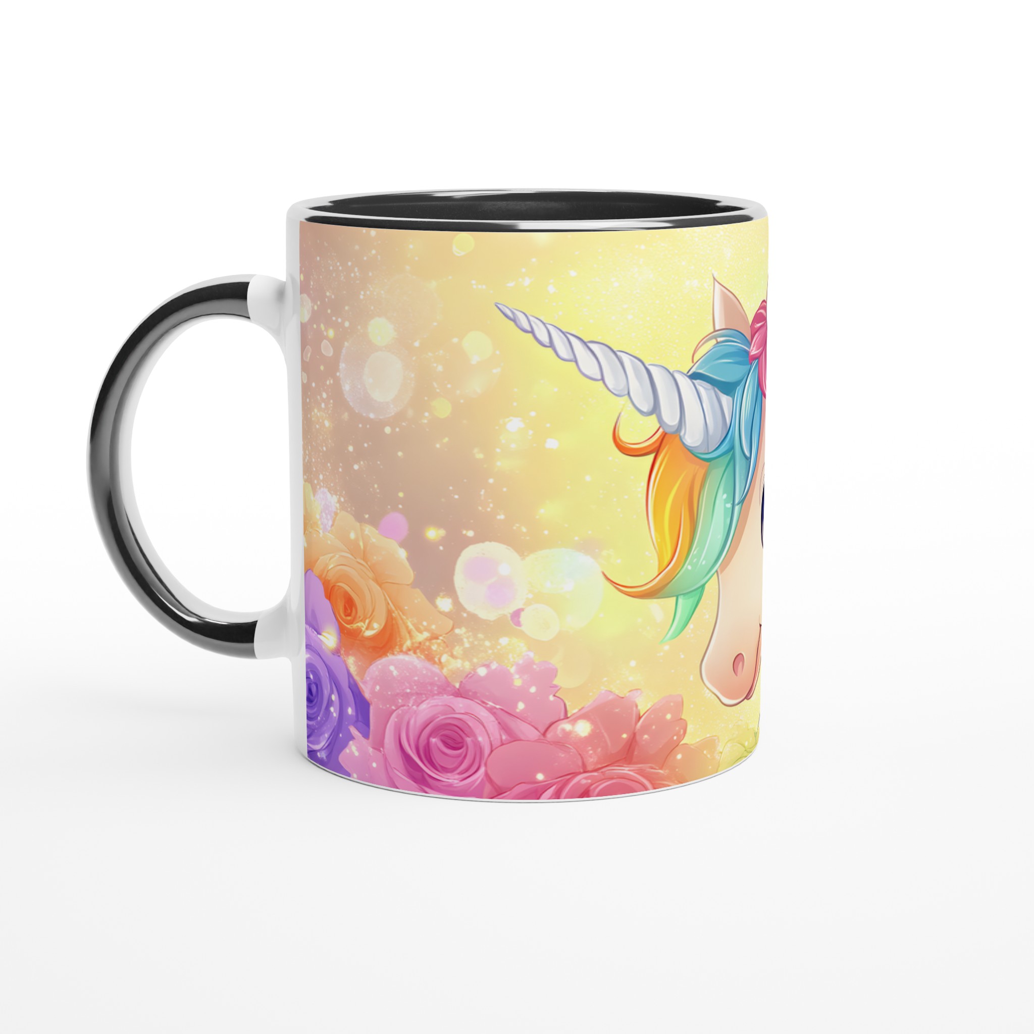Magisk Unicorn Keramikmugg – Regnbågsfärgad Charm & Gnistrande Detaljer, Välj bland 7 Förtrollande Färger 7 8921e9fe-c09e-421f-960d-74834e888a59