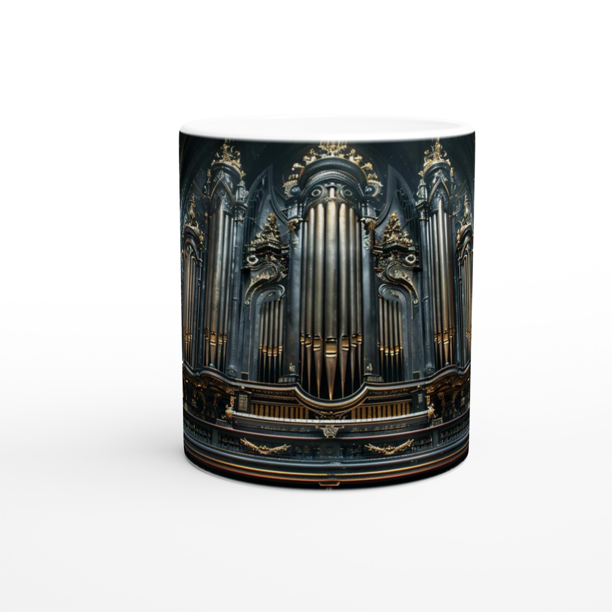 Barockorgel Design Kaffemugg - Lyxig Keramisk Mugg 11oz 8 892a099a-33aa-4c13-9af6-cc6ae8e5c643