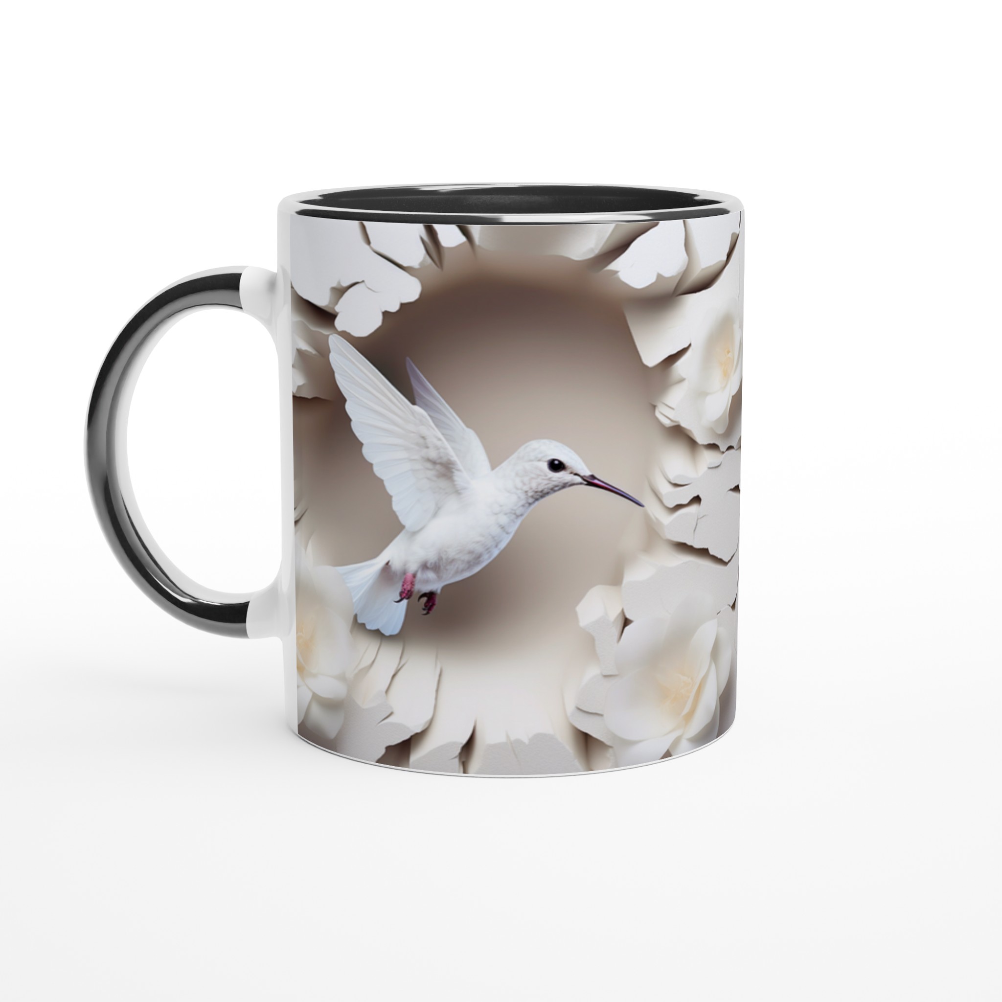 Elegant Keramikmugg med Kolibrimotiv – 11 oz i ditt Val av Sju Stilfulla Färger 7 893b3f5b-996d-4a55-b084-ef045cf1cbbb