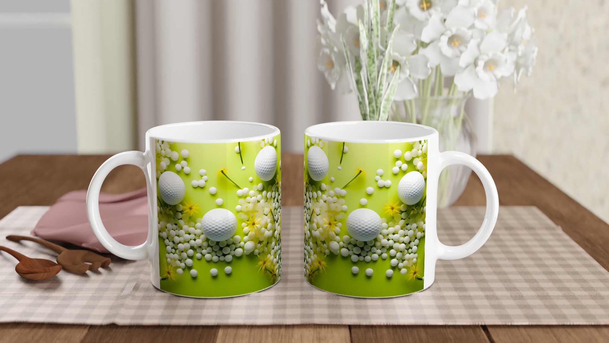 Golfboll & Dandelion Mugg – 11oz Keramikmugg i din favoritfärg för golfentusiasten 10 893ef3f7-cc5b-4f04-8e7a-a214b18f5433