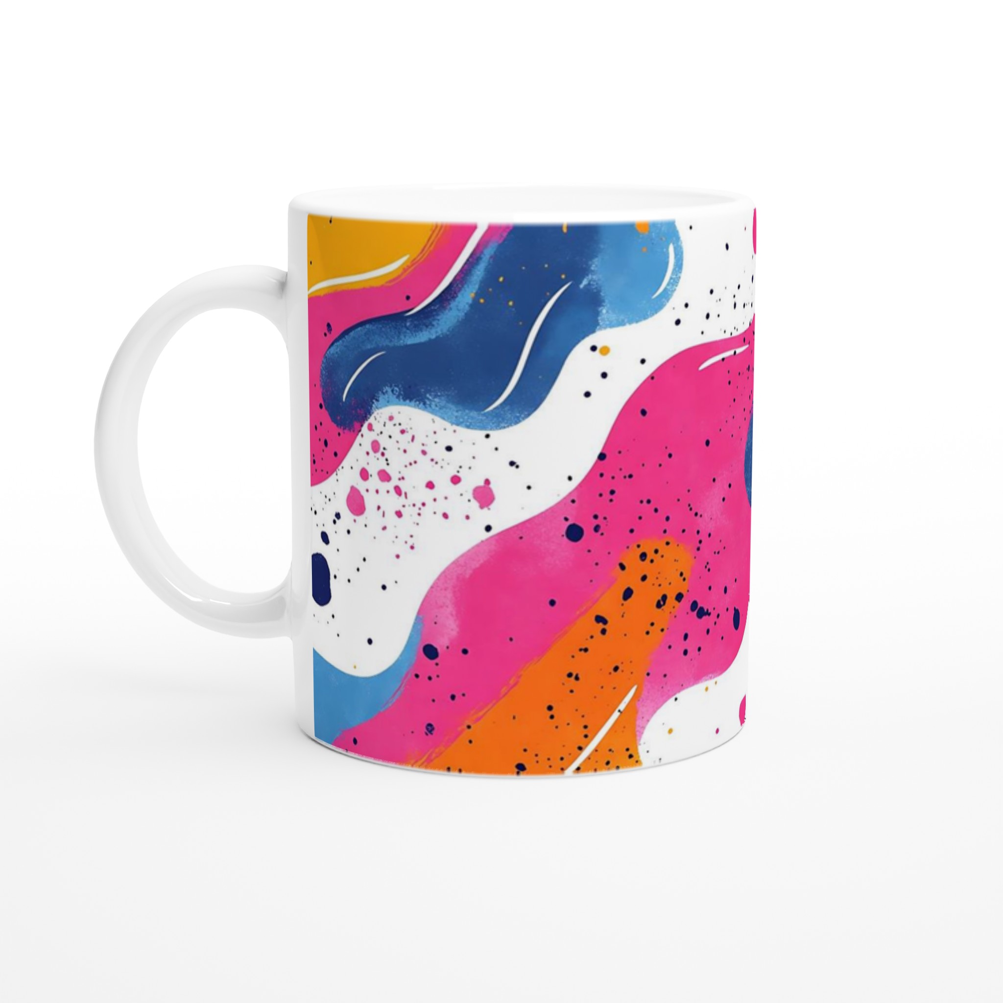 Abstrakt Pop Art Keramikmugg 11oz – Färgstark & Diskmaskinssäker – Välj din Favoritfärg! 1 896417b3-0202-4cfe-b393-f3dbad99433a