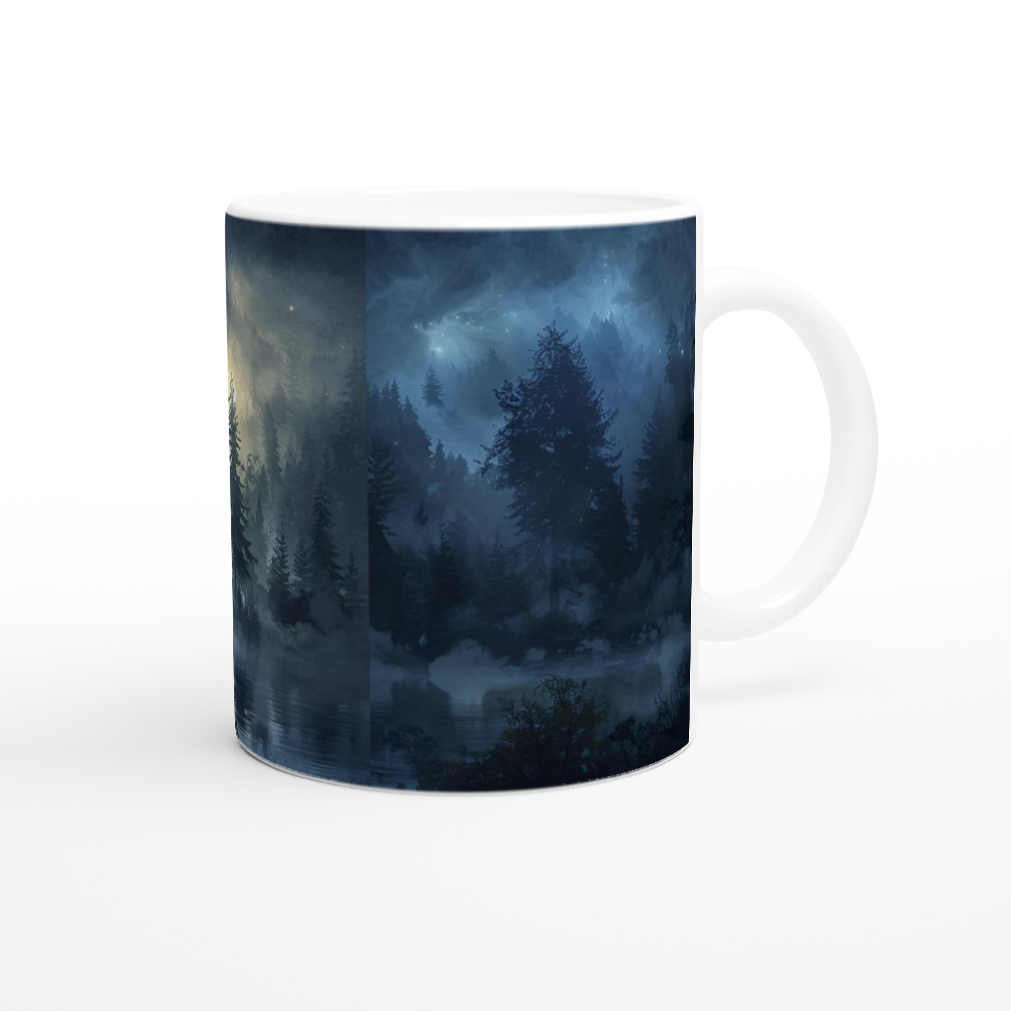 Mystisk Skogssjö Keramikmugg - 11oz, Välj bland 7 Förtrollande Färger 9 8a7da074-3edd-45fe-b0f3-f4ec827efc03