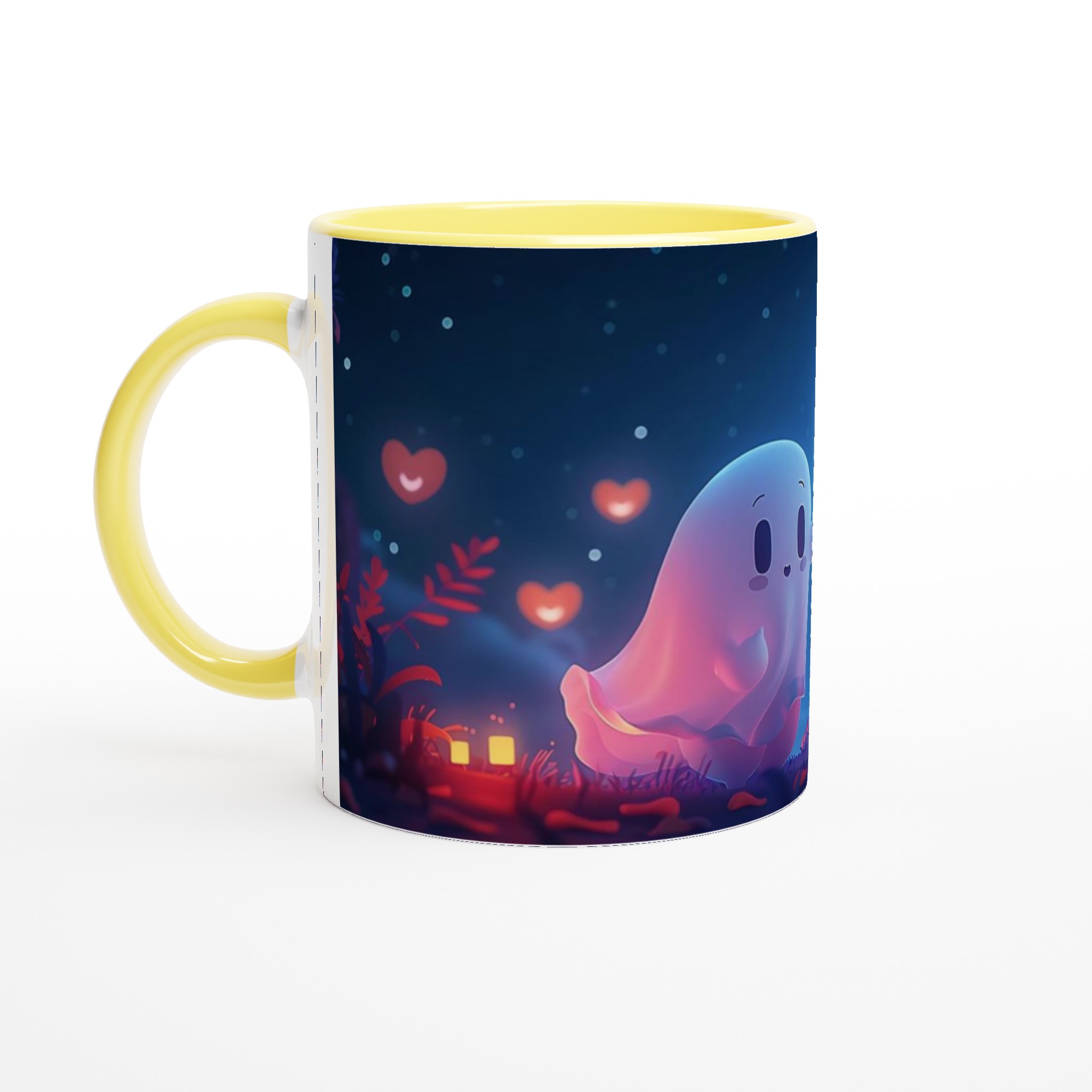 Söt Spöke Fullmåne Keramikmugg – Magisk 11oz Kaffemugg i Ditt Val av Färg 5 8af7add8-afcf-4e34-9e6a-a375a20a8656