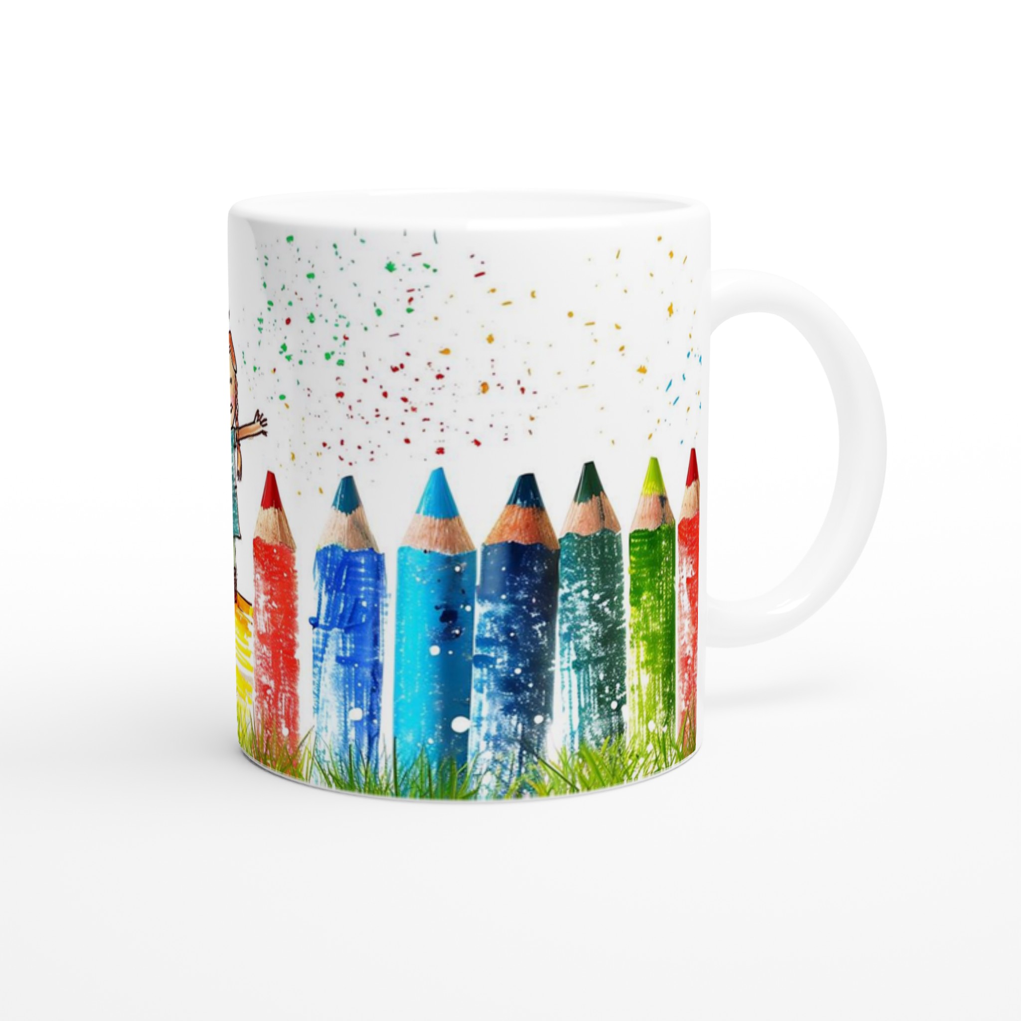 Färgsprakande Kreativ Mugg - 11oz Keramikmugg i glada färger för stora och små artister 9 8b119d3b-07c7-4181-bee9-9a9ecdfebbd2