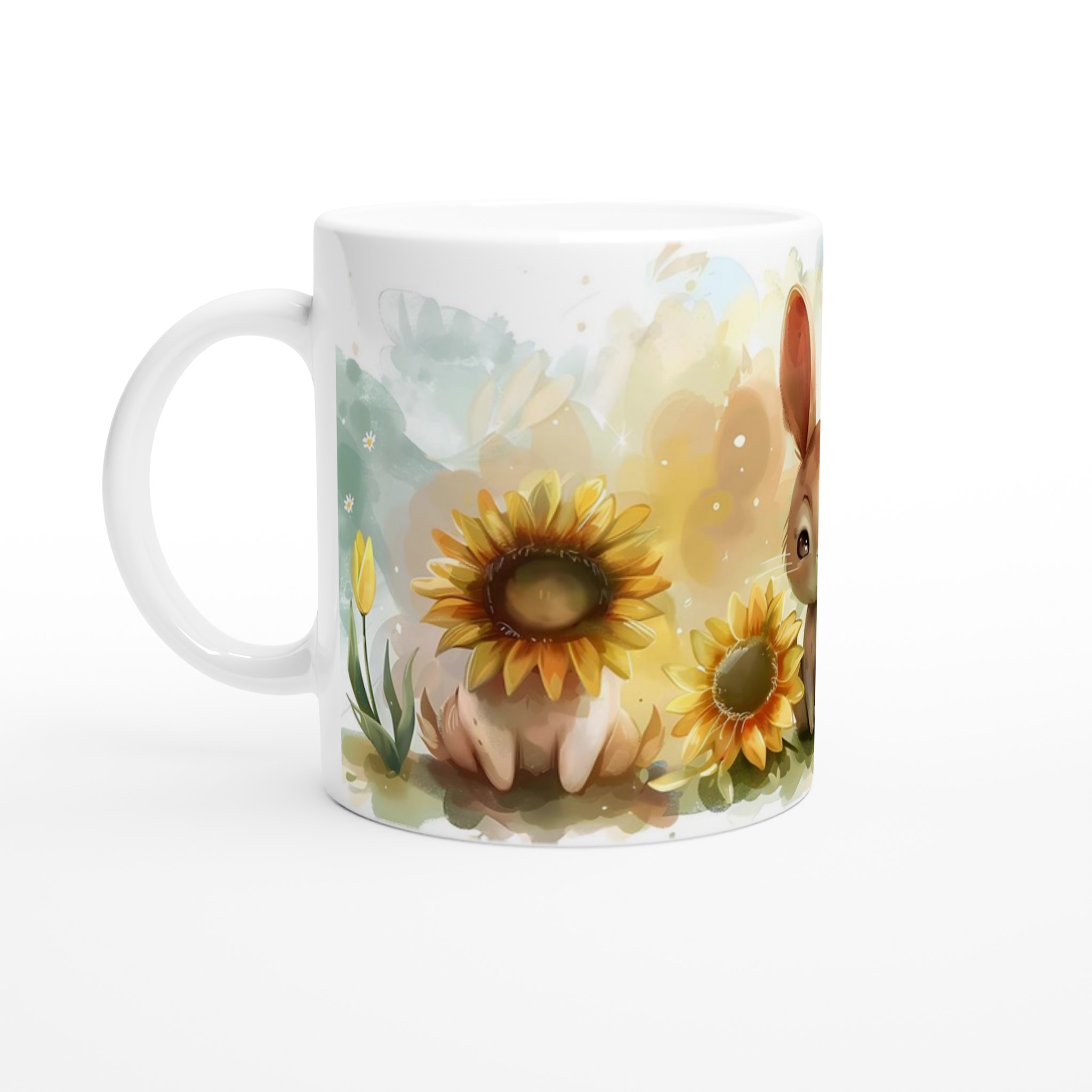 Påskharar & Vårblommor Keramisk Mugg – Charmig 11oz Present i Åtta Färger 1 8b41eeba-80c3-48f4-b187-222b8a87c05e