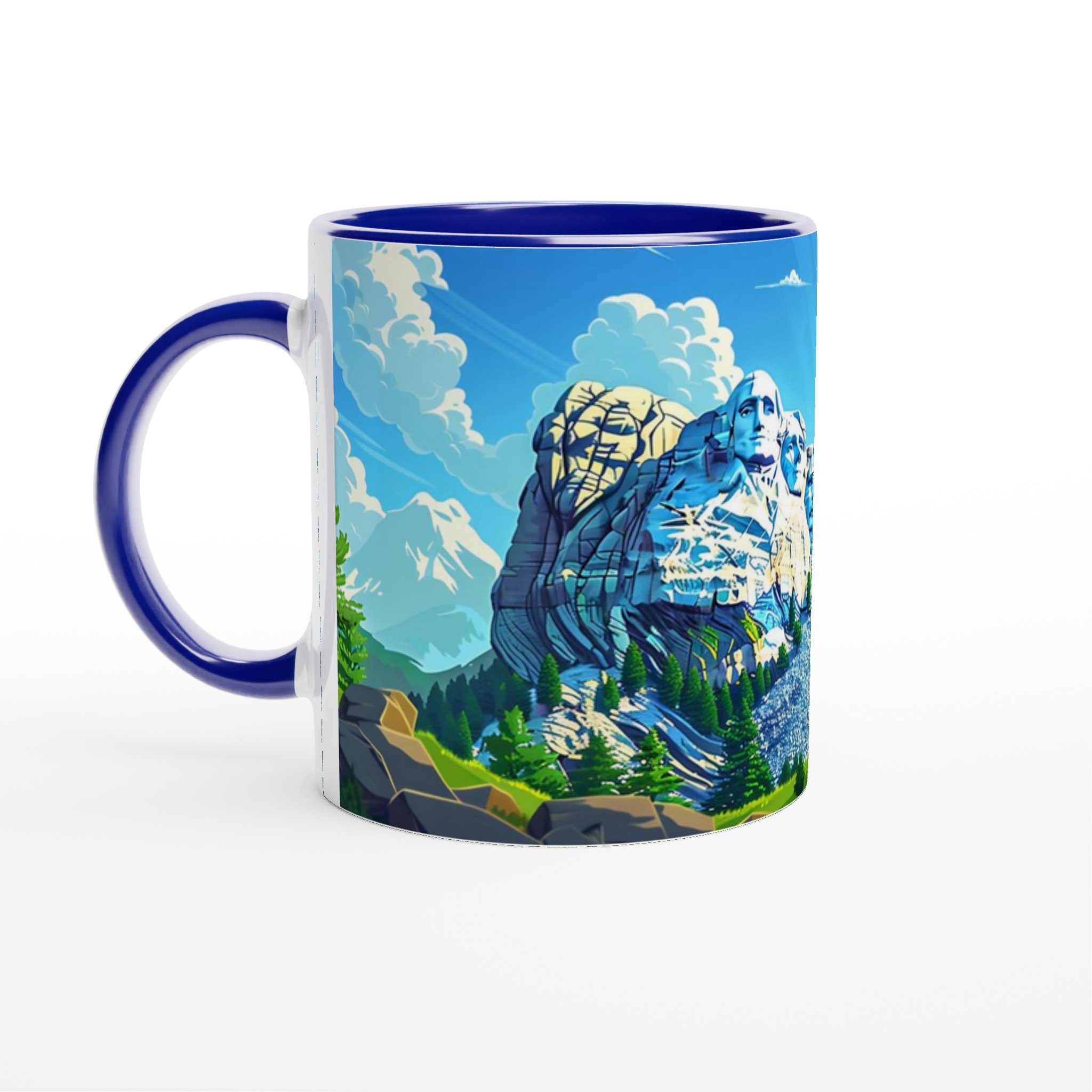 Mount Rushmore Pop Art Mugg – Ikonisk Design & Vibrant Färgval 4 8b42da1c-35bb-41d8-9572-382414632446