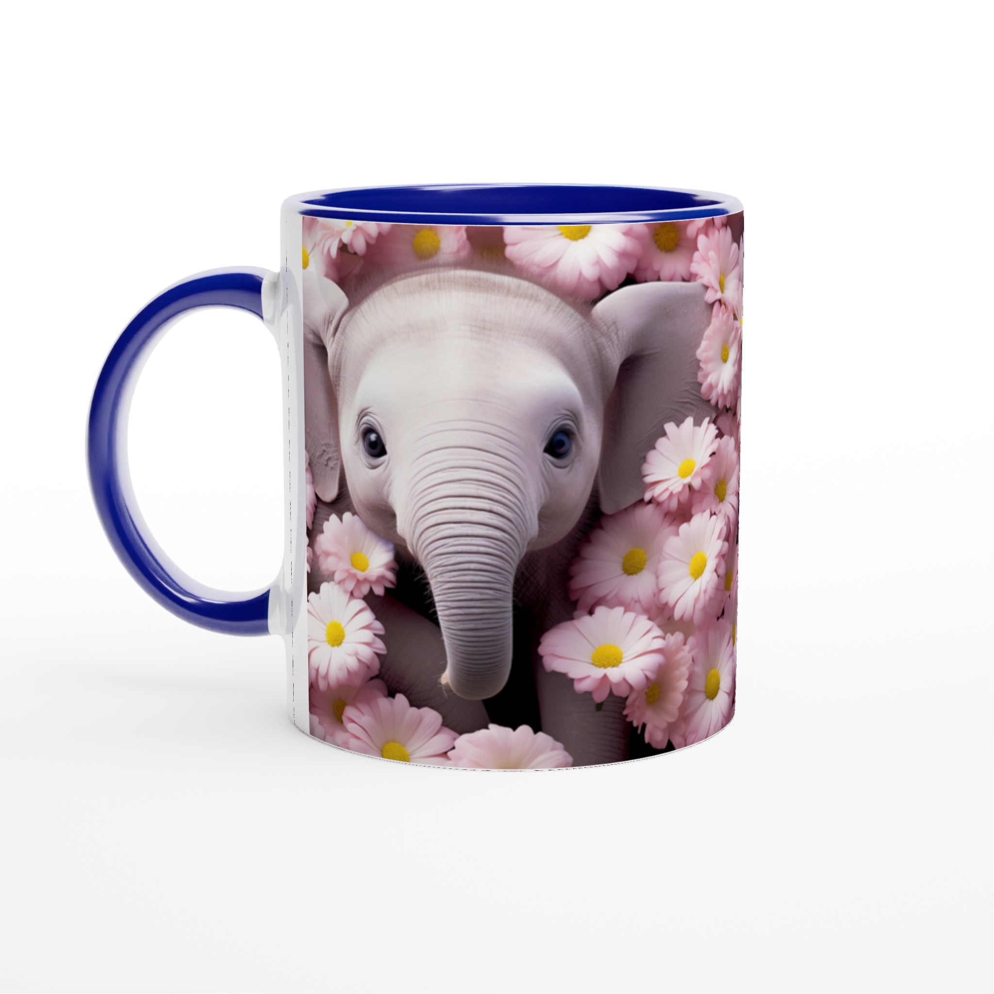 Söt Baby Elefant Bland Rosenskära Keramikmugg – En charmig present i 7 färger 4 8c0cbe7c-5277-4058-8577-cc29a9702070