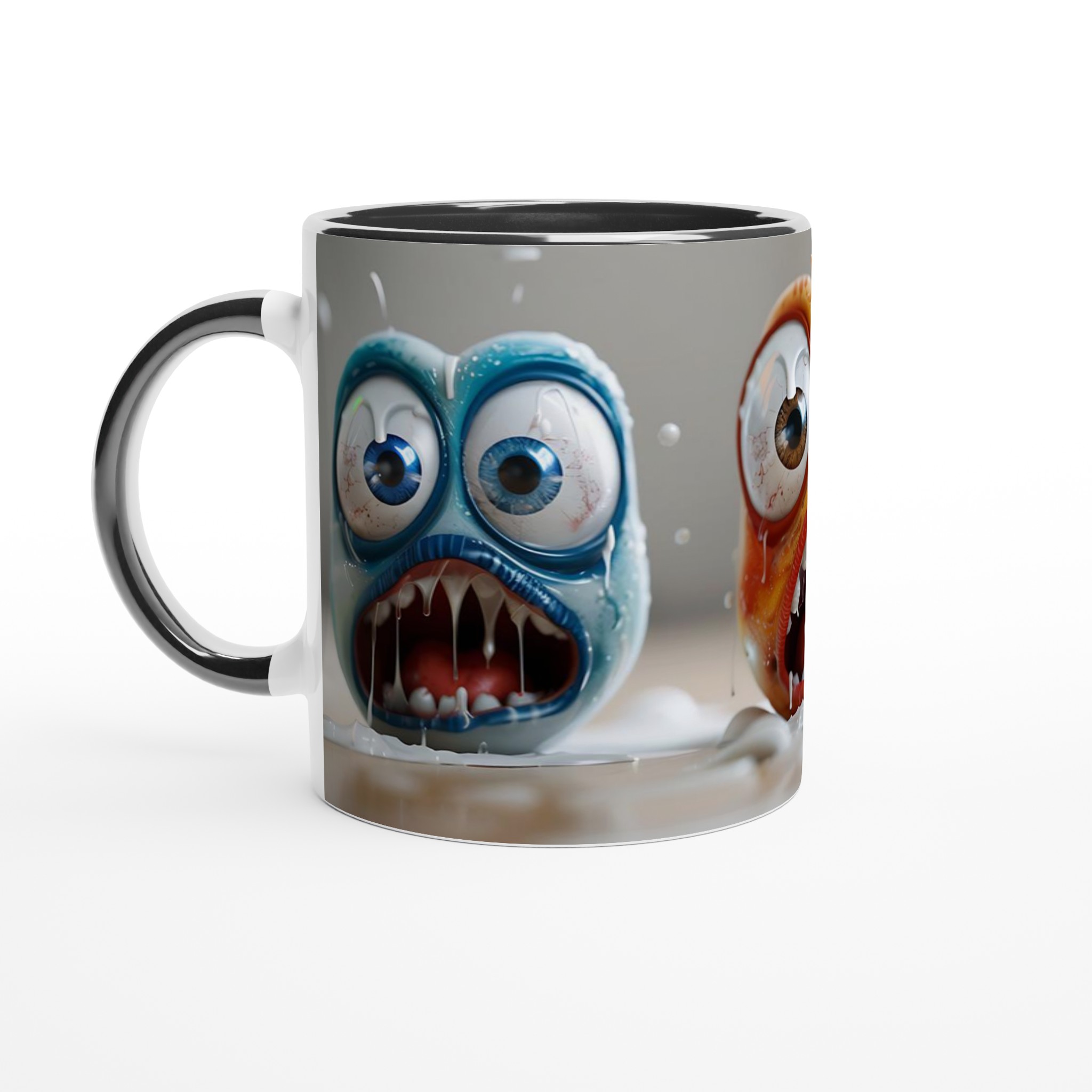 Skrikande Monster Mugg – Uttrycksfull Keramik för din Favoritdryck, Välj Bland Flera Färger! 2 8c4f488f-a552-4a10-ba9e-c58d30f54407