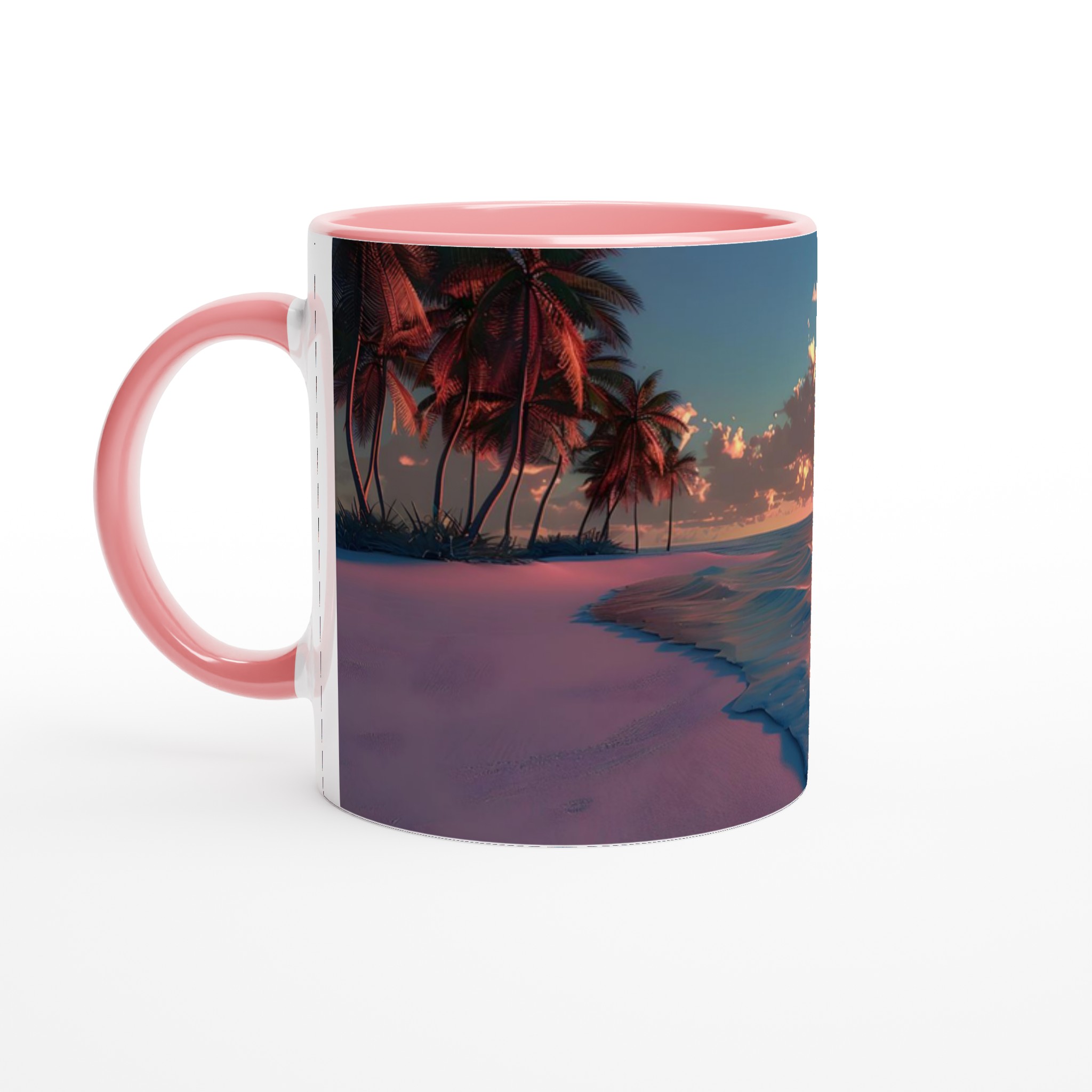 Tropisk Solnedgång Keramisk Mugg – 11 oz Kaffekopp i Valfri Färg, Hållbar och Diskmaskinsäker 6 8c66c13b-9e98-42f2-a250-38b824bc46fb