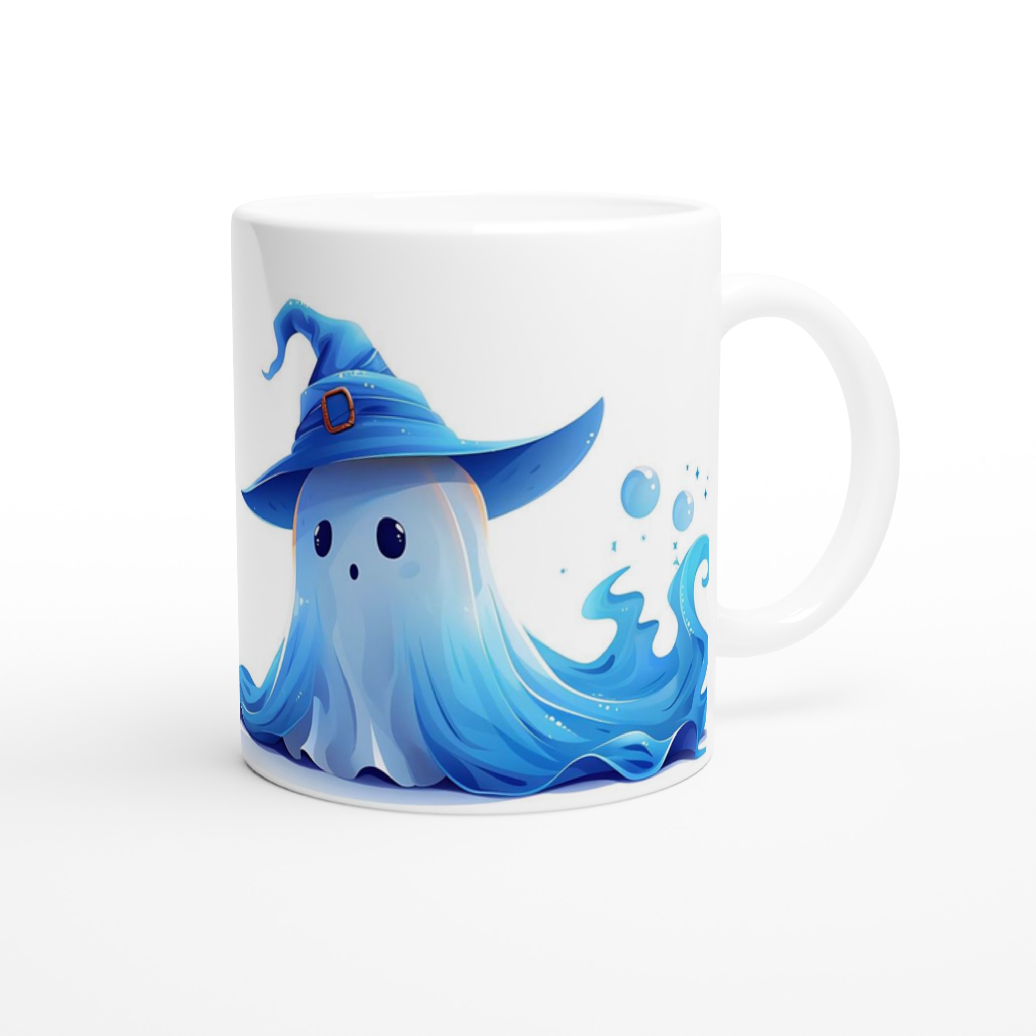 Söt Spök-Mugg med Blå Häxhatt – Charmig 11oz Keramisk Mugg för Kaffe och Te i Flera Färger 10 8c8d8feb-5b75-4635-8968-47eb4498c6c1