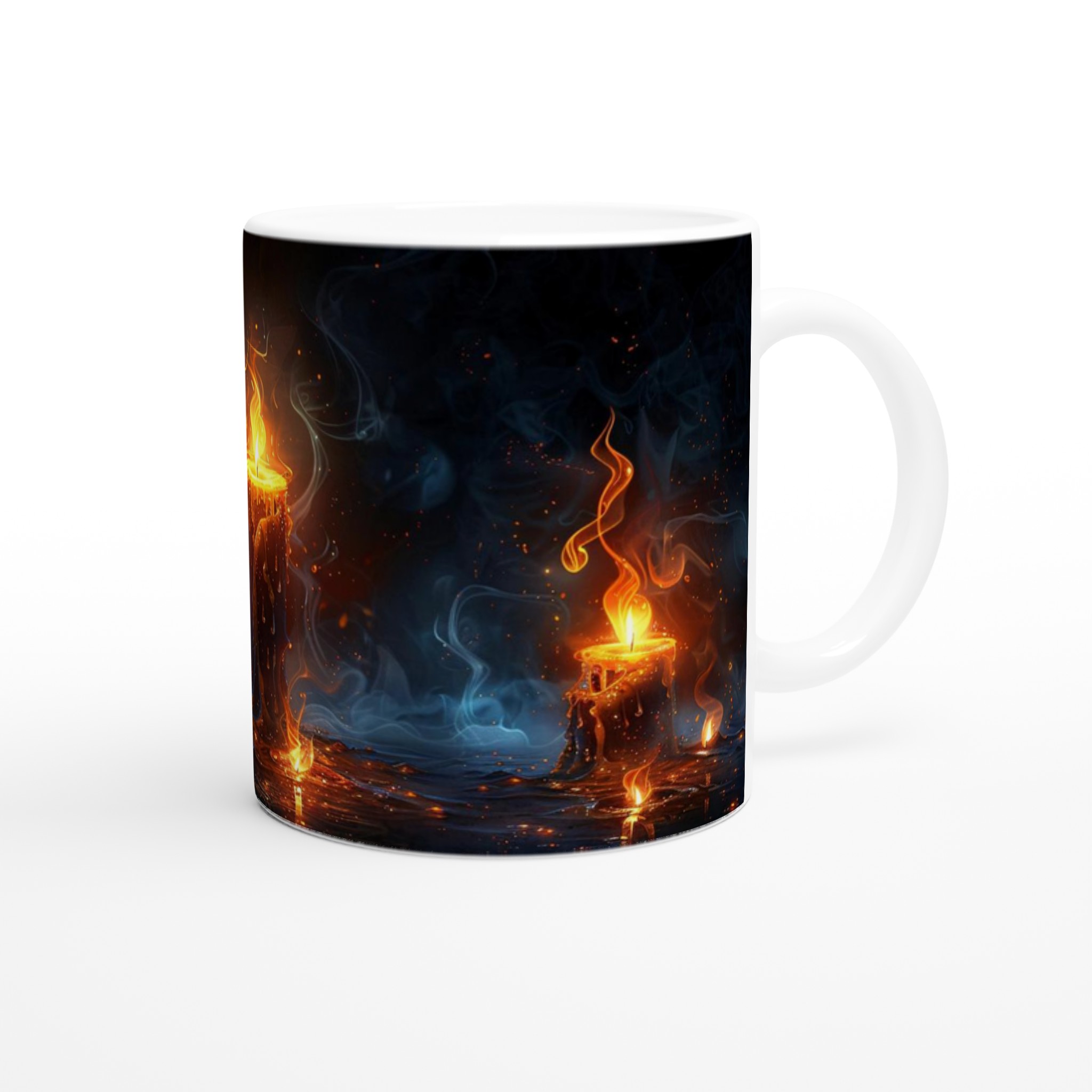 Mystisk Flamma: 11oz Keramisk Mugg med Magisk Eld & Rök-design – Välj din Färg! 9 8cb20d20-a456-4b0c-ae9f-713a01fe3e3c