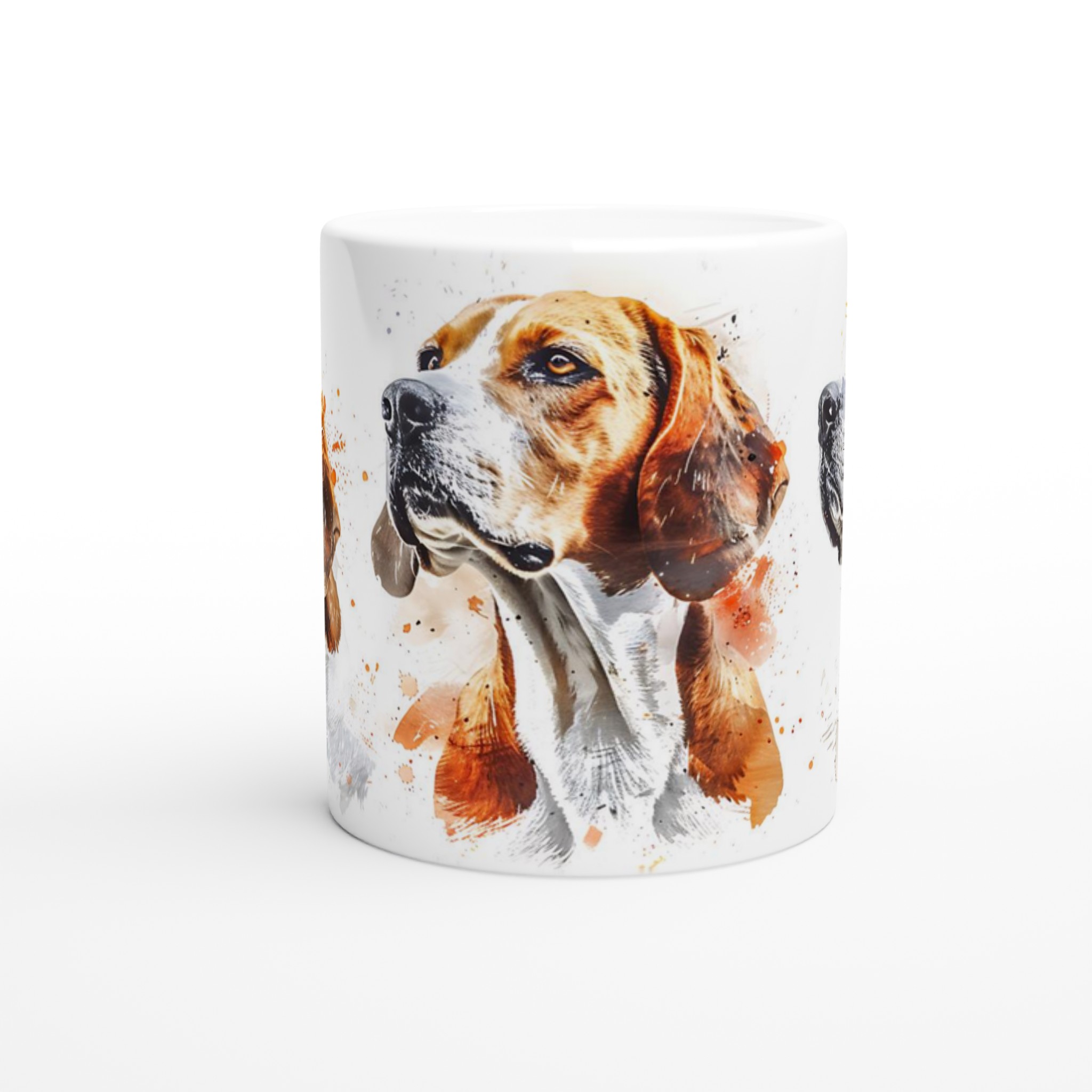 Abstrakt Beagle Akvarell Mugg – Levande Hundporträtt för Djurälskare i Valfri Färg 8 8ce8f15f-b7df-4b90-a540-5832ee96e298