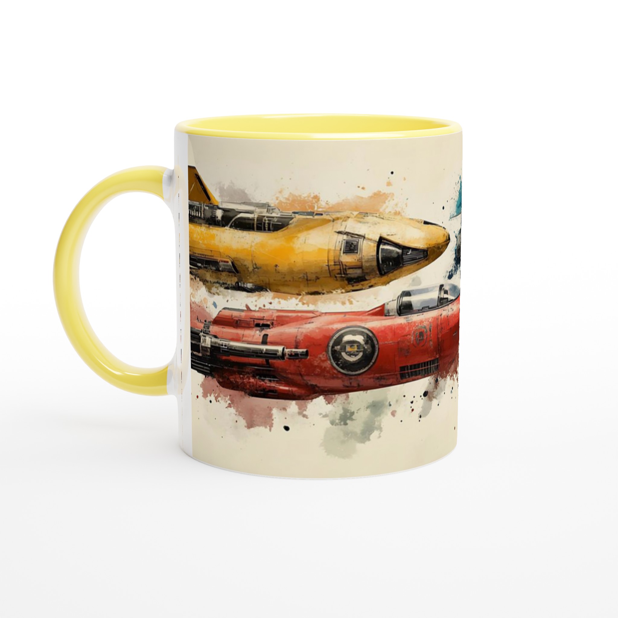 Rymdskepp Akvarell 11oz Keramisk Mugg – Sci-Fi Konst för Kaffeälskaren 3 8cf9b415-00b7-43c2-9232-f8b0d17a8c28