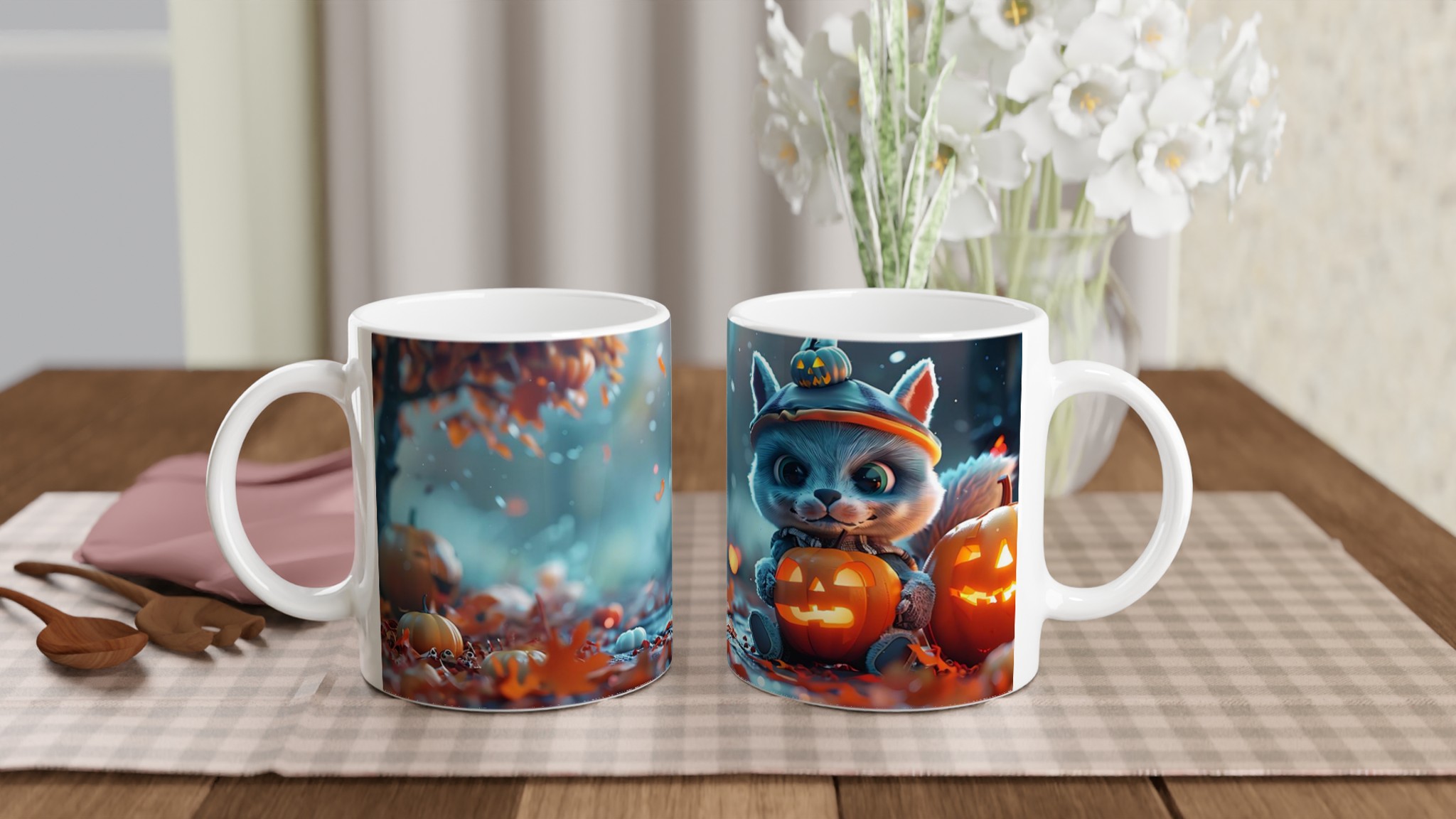 Söt Halloween Kattunge Mugg - Personlig 11oz Keramisk Mugg för Mysiga Höststunder, Välj bland Flera Färger! 10 8d45ee37-eca7-4914-a1ef-e4e5f63fc308
