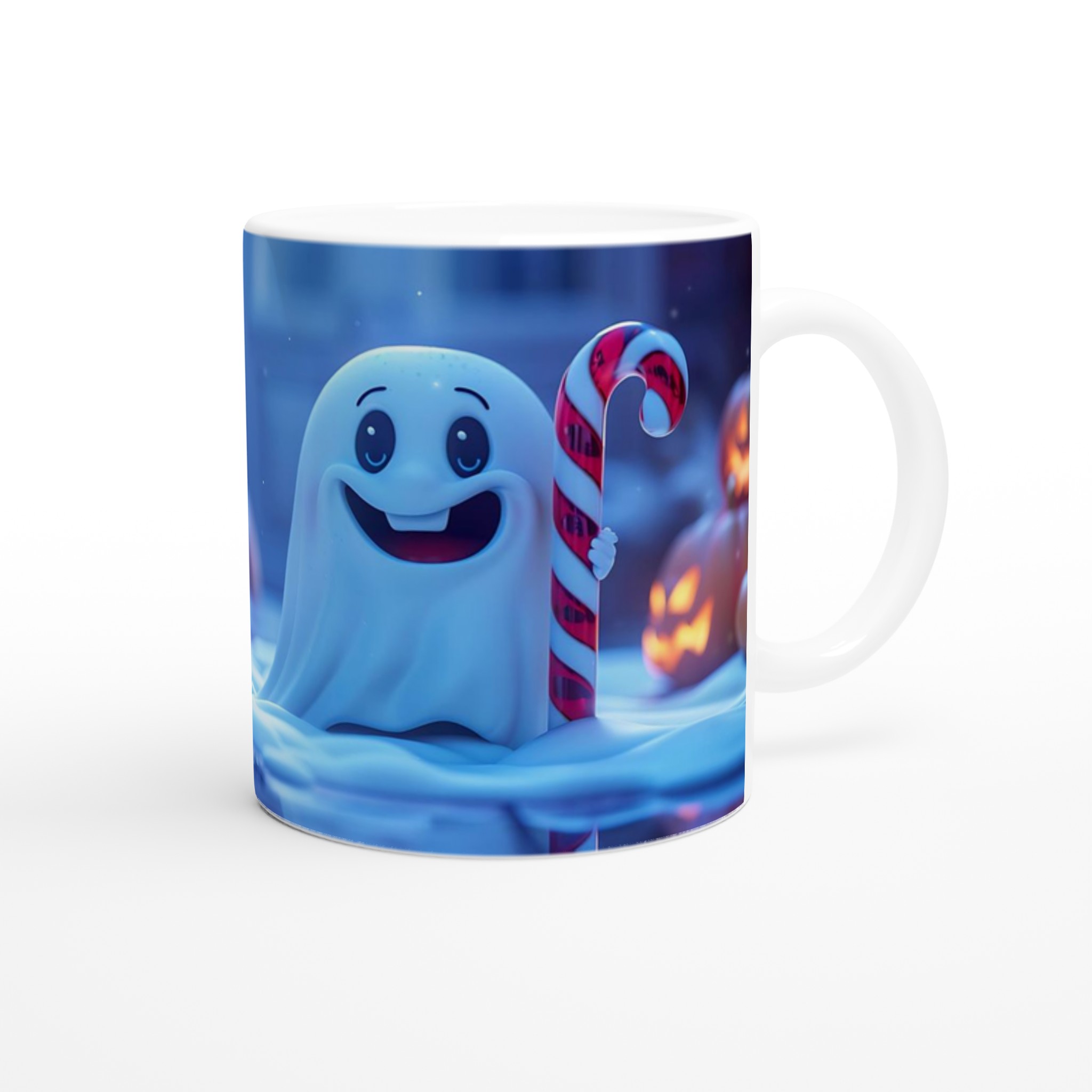 Söt Halloween Spökmugg – 11oz Keramikmugg för Skrämmande Goda Drycker i ditt val av sju färger 9 8d898ccd-fffd-45dd-a8ae-45591e061031