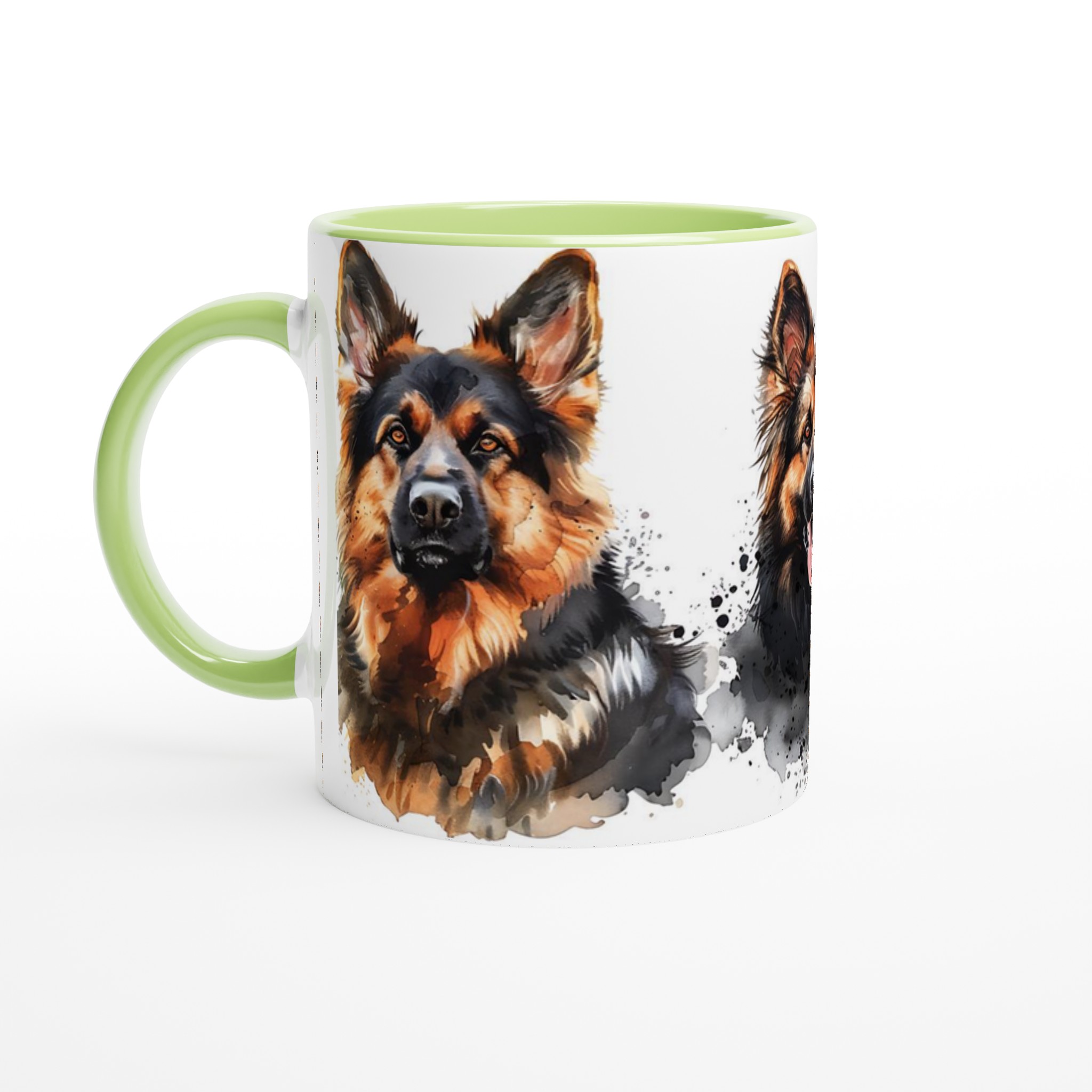 Vacker Schäfer Akvarellmugg – 11 oz Keramikmugg i ditt val av 7 färger 6 8dc9d1fd-042f-4cfe-b5bd-426f13c087f7