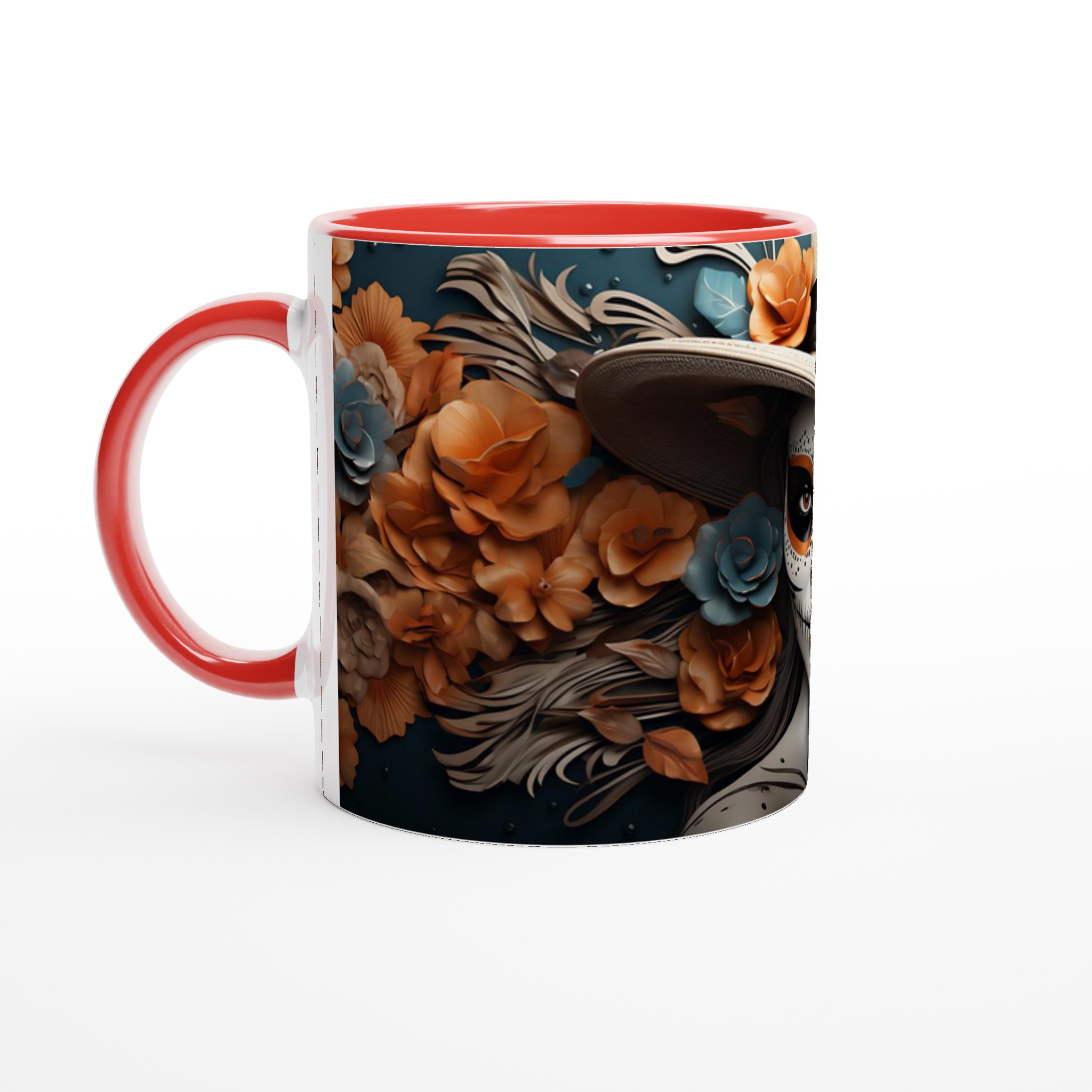 Dia de los Muertos Mugg – Högblank Keramik i Väljbar Färg, 11 oz 2 8dcbeb37-002a-442c-a59d-44f15084672c